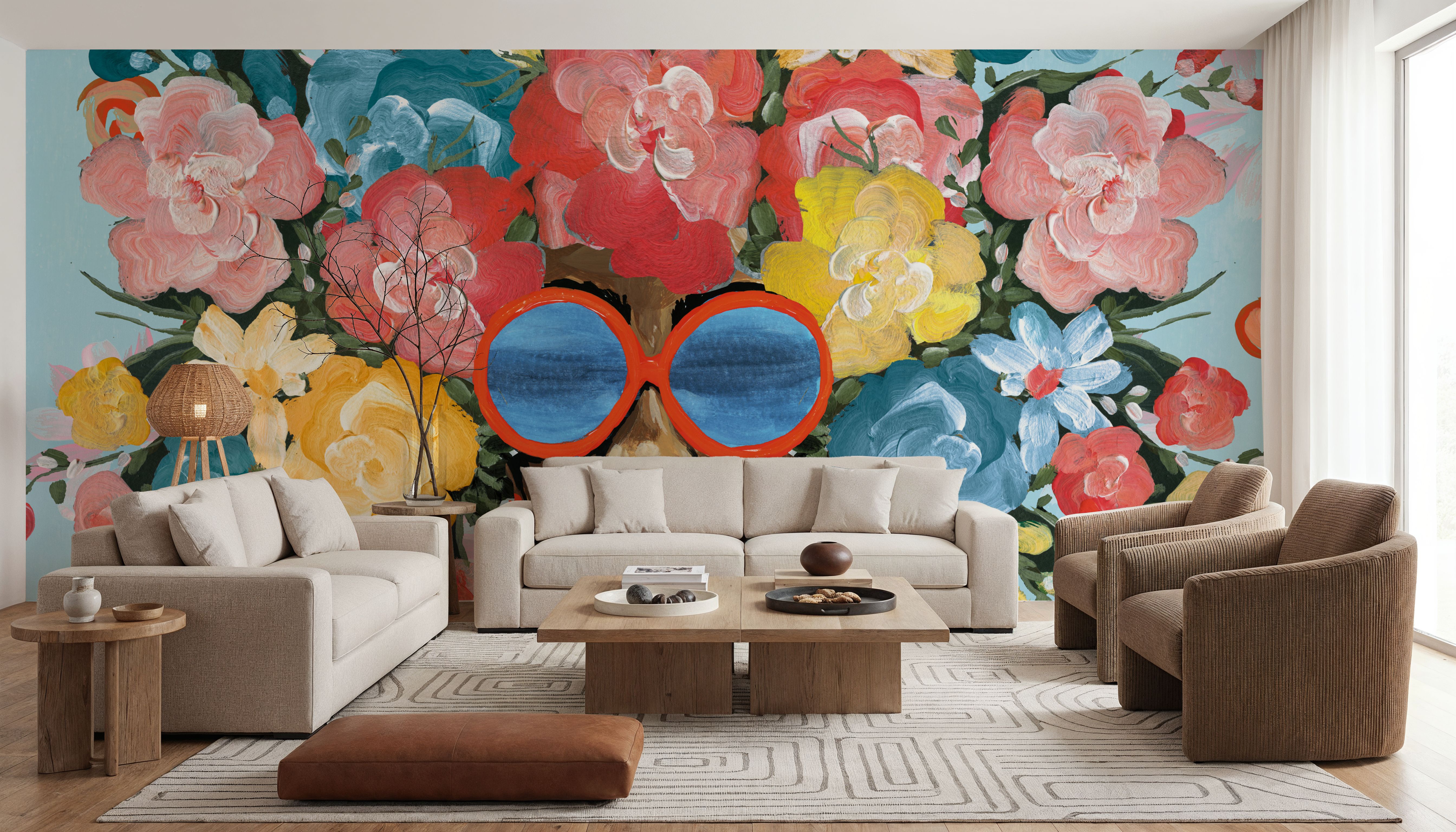 Sunning in Florals I