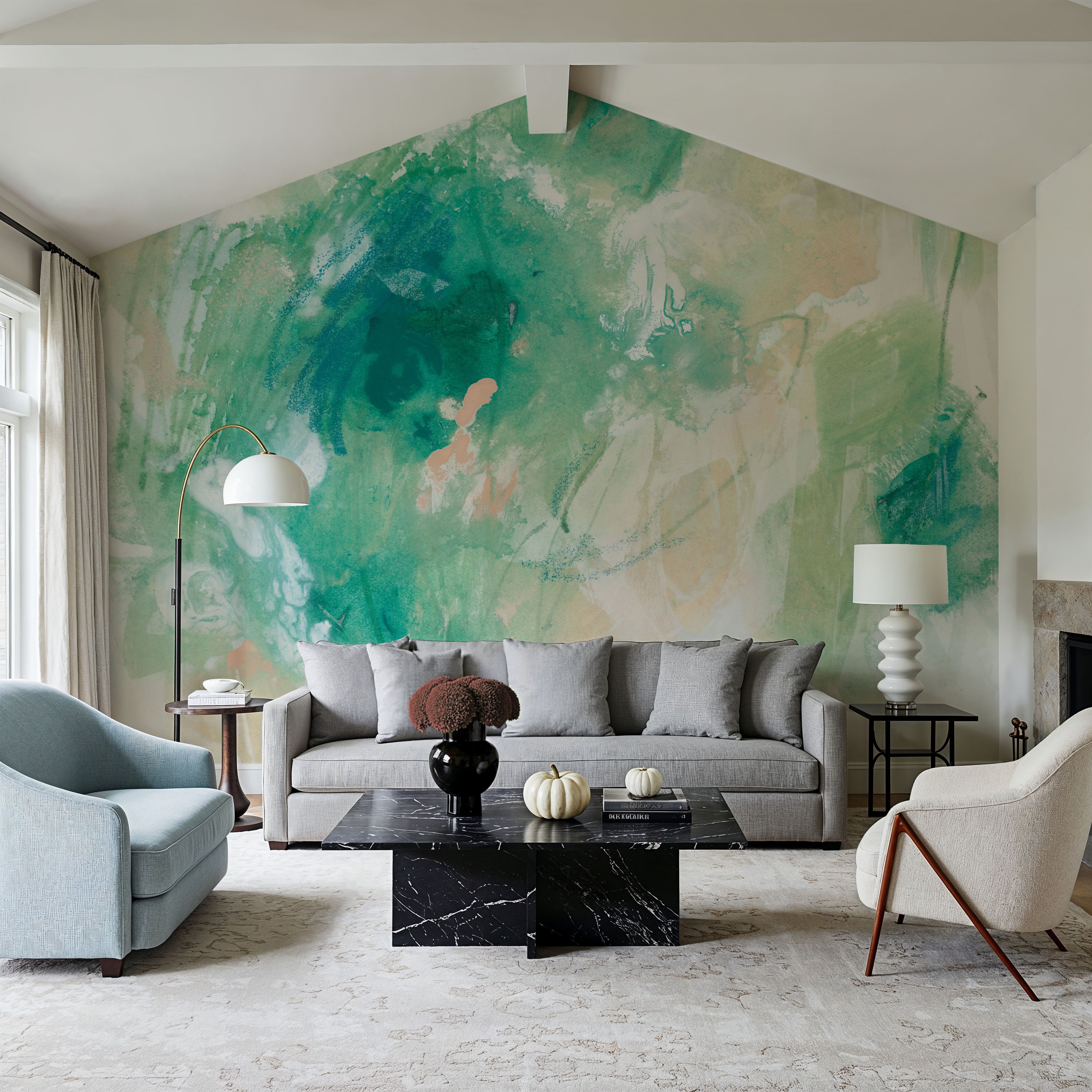 Verdigris and Melon I