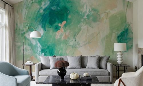 Verdigris and Melon I