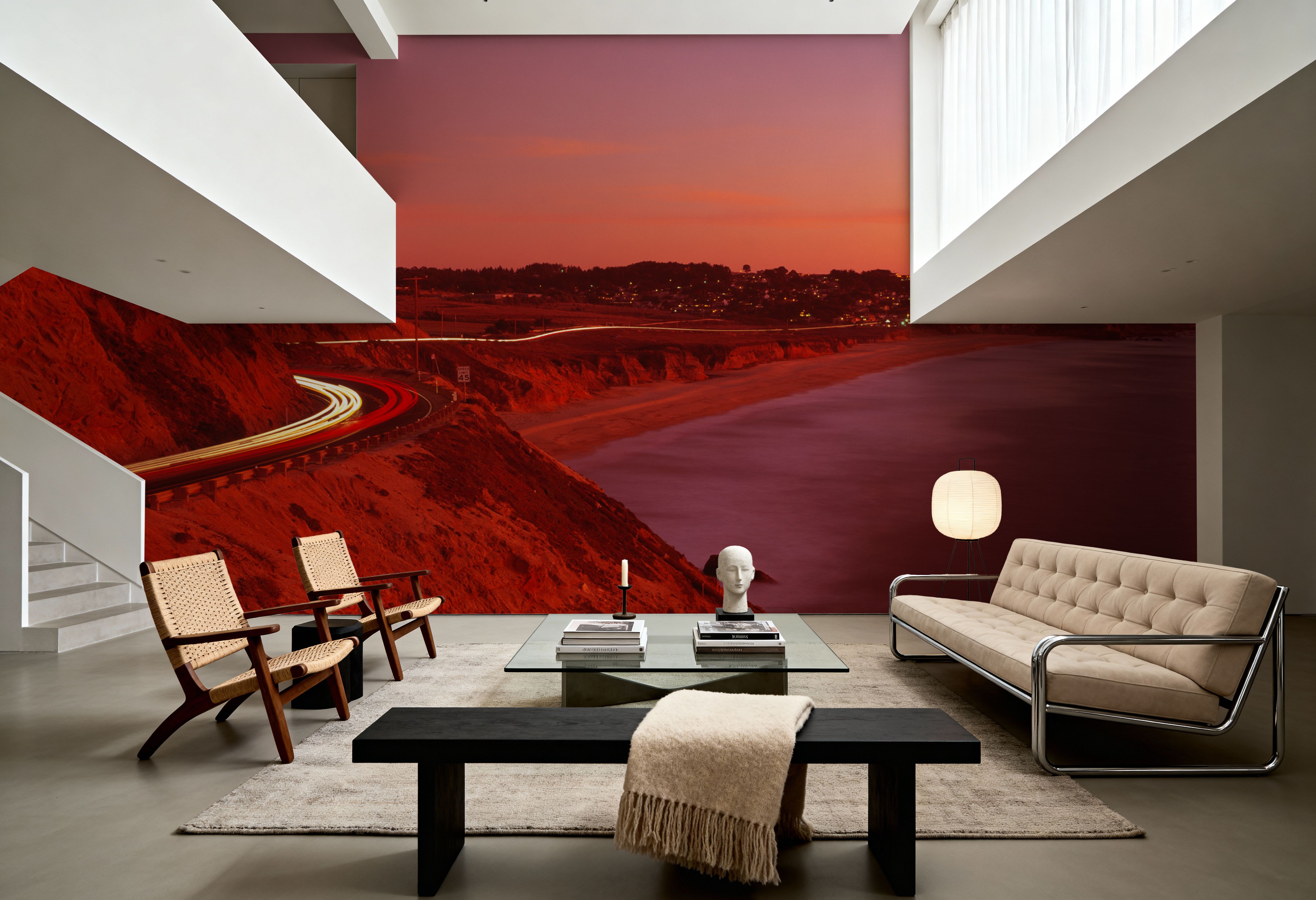 Sunset Coastal Journey