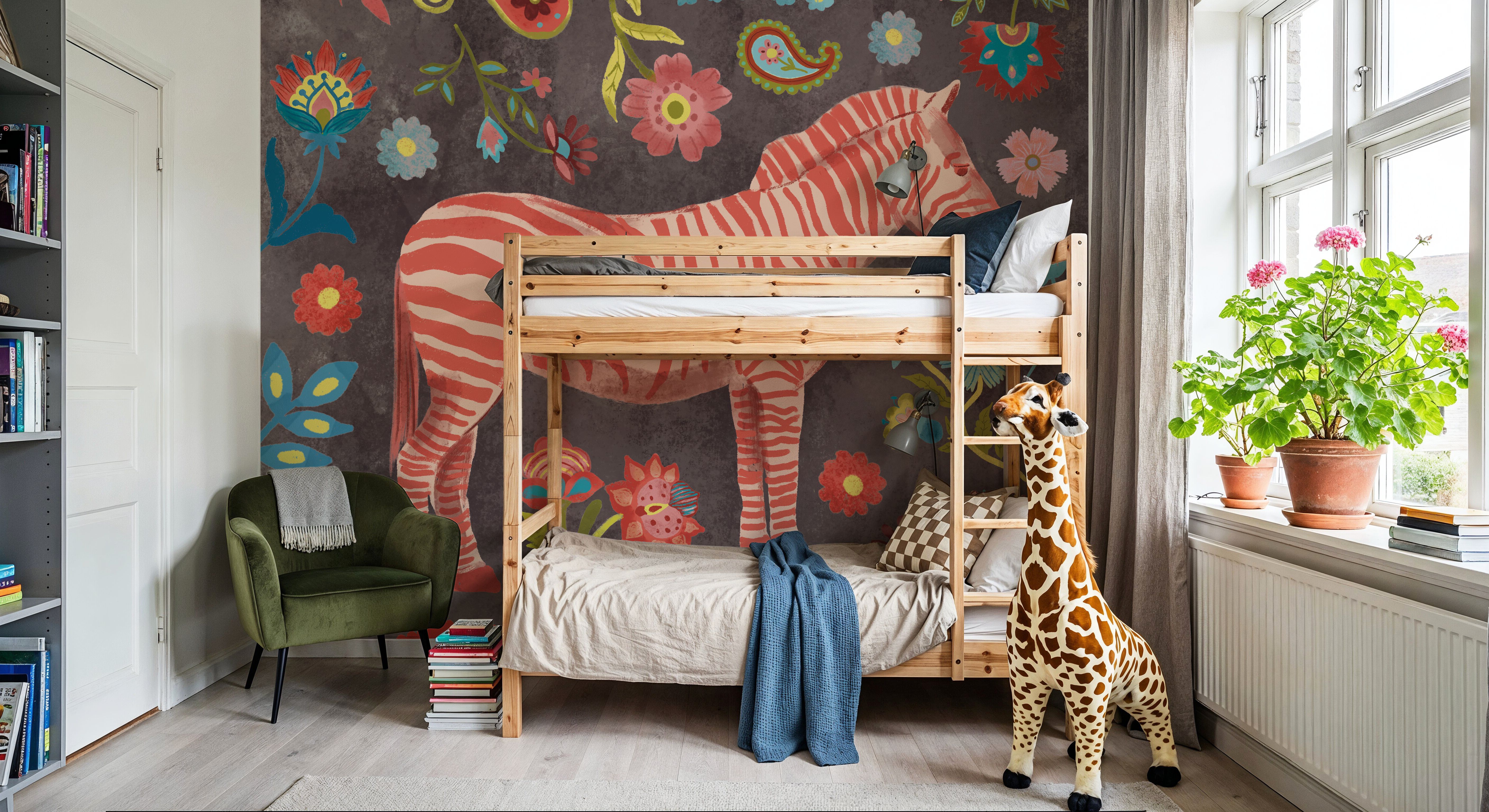 Zebra of the Jungle, Tapeten