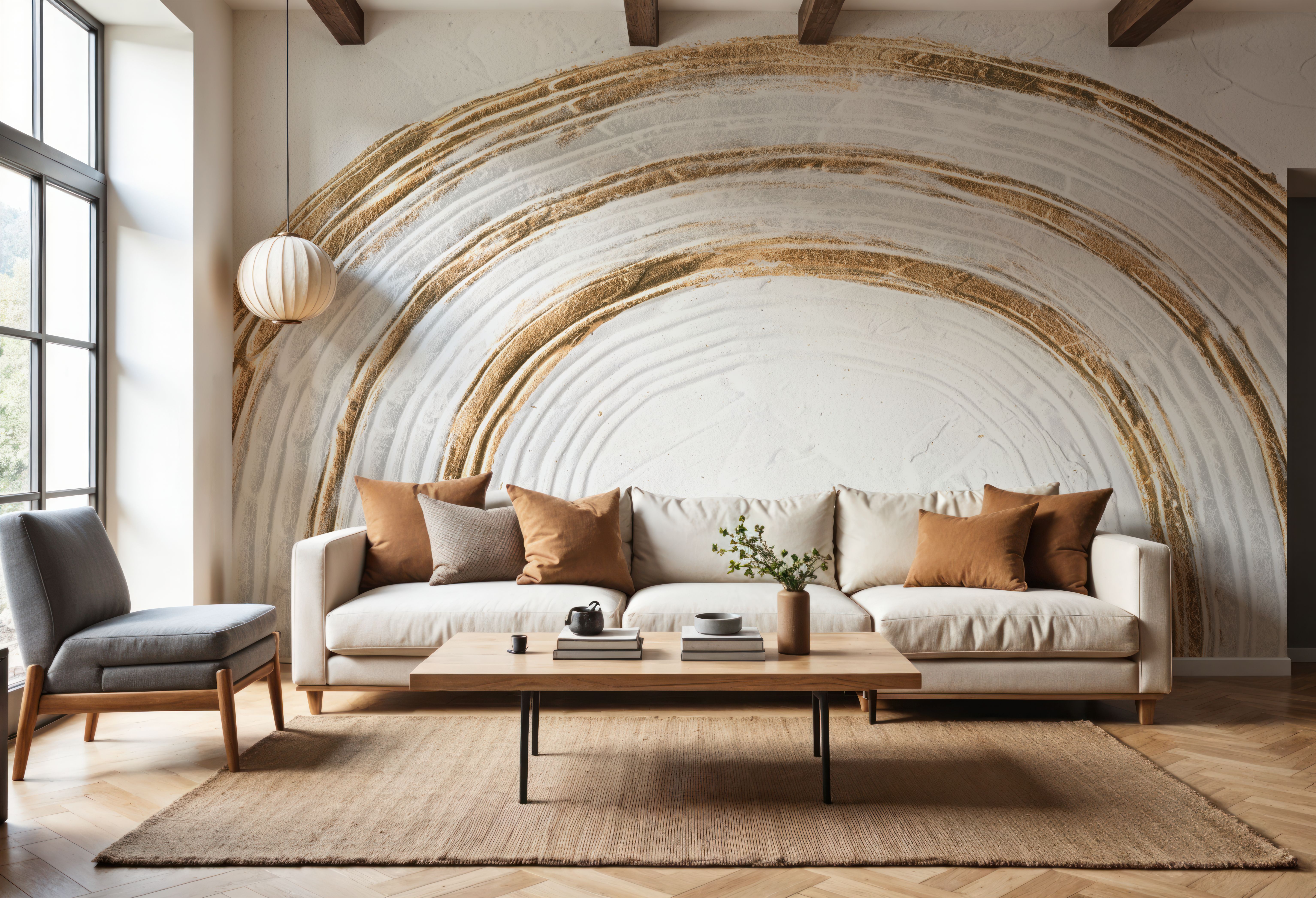 White on White, Behang