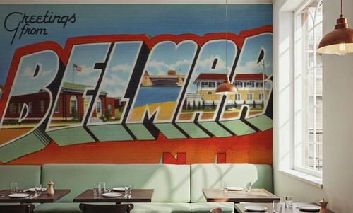 Greetings from Belmar - Screenprint Postcard