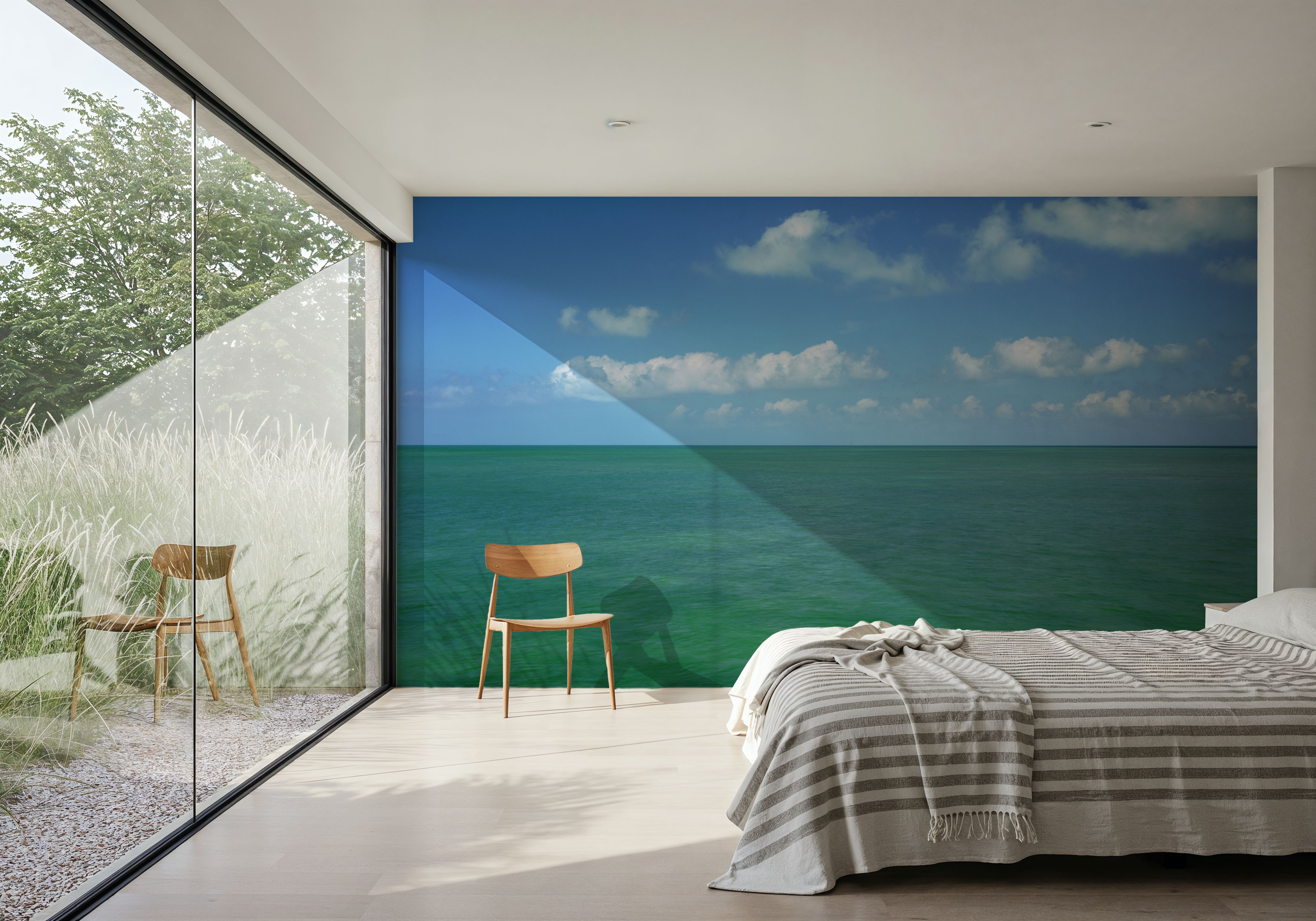 Seafoam Serenity, Wallpaper