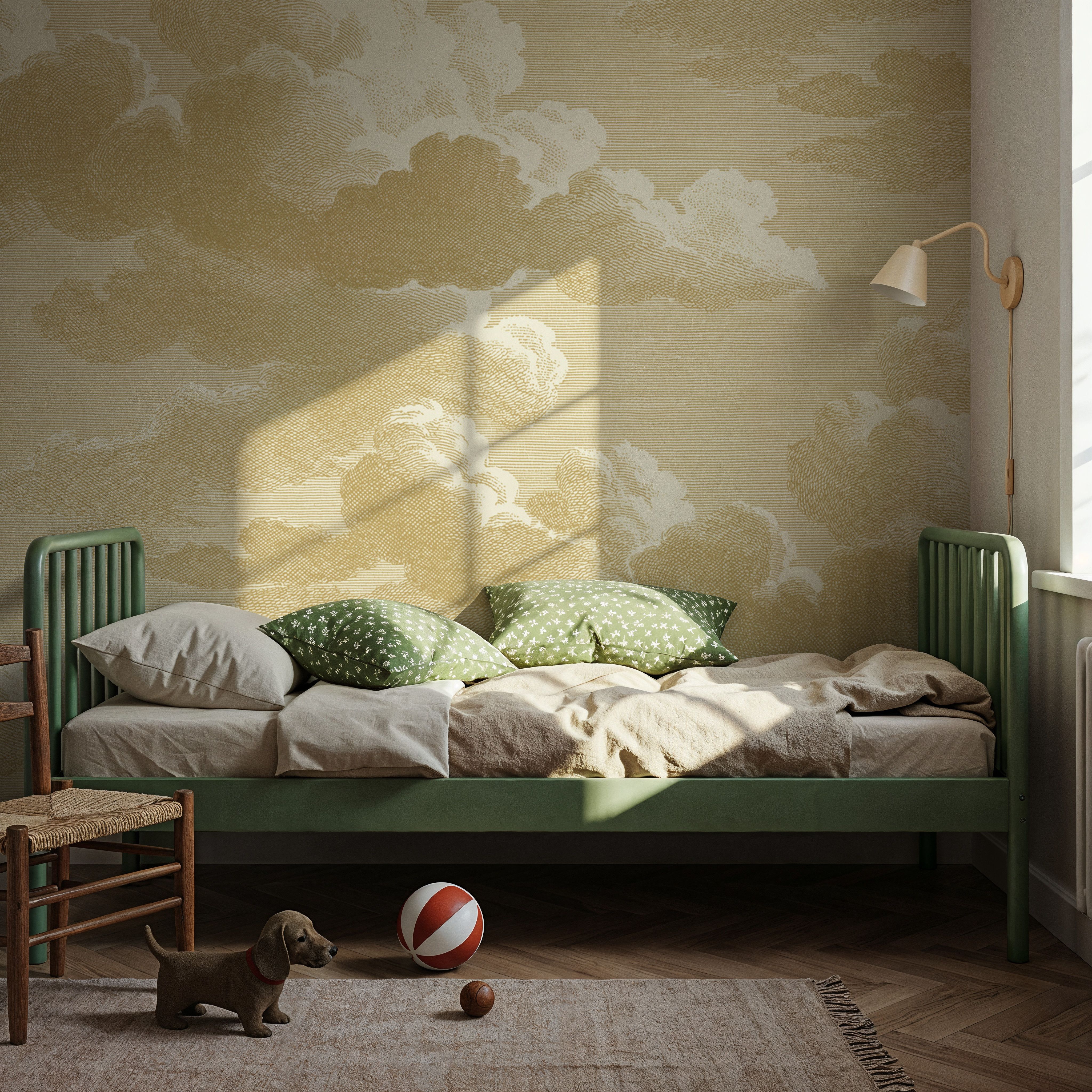 Intaglio Clouds, Butter Yellow