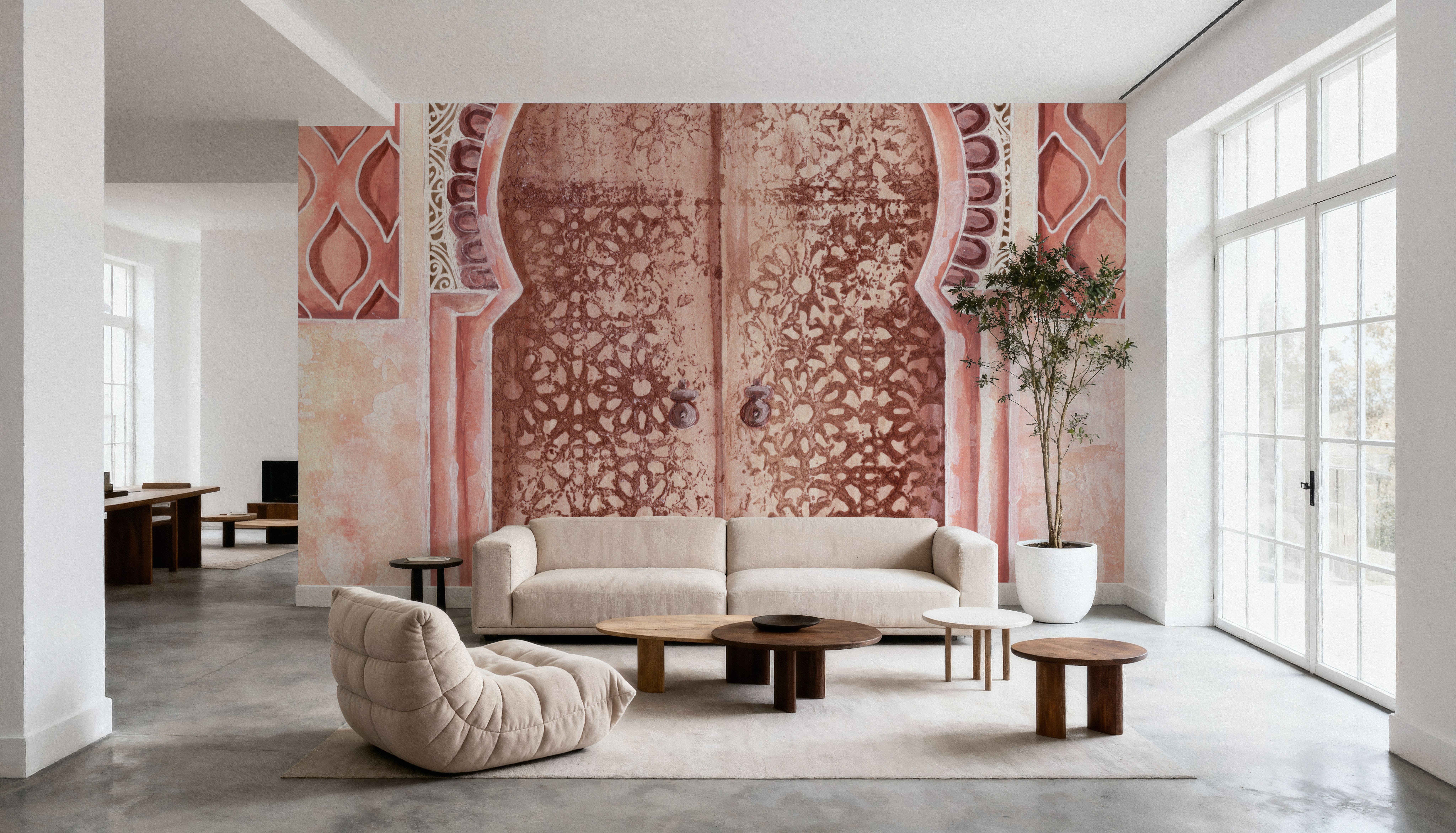 Moroccan Streets Tiled Entrance