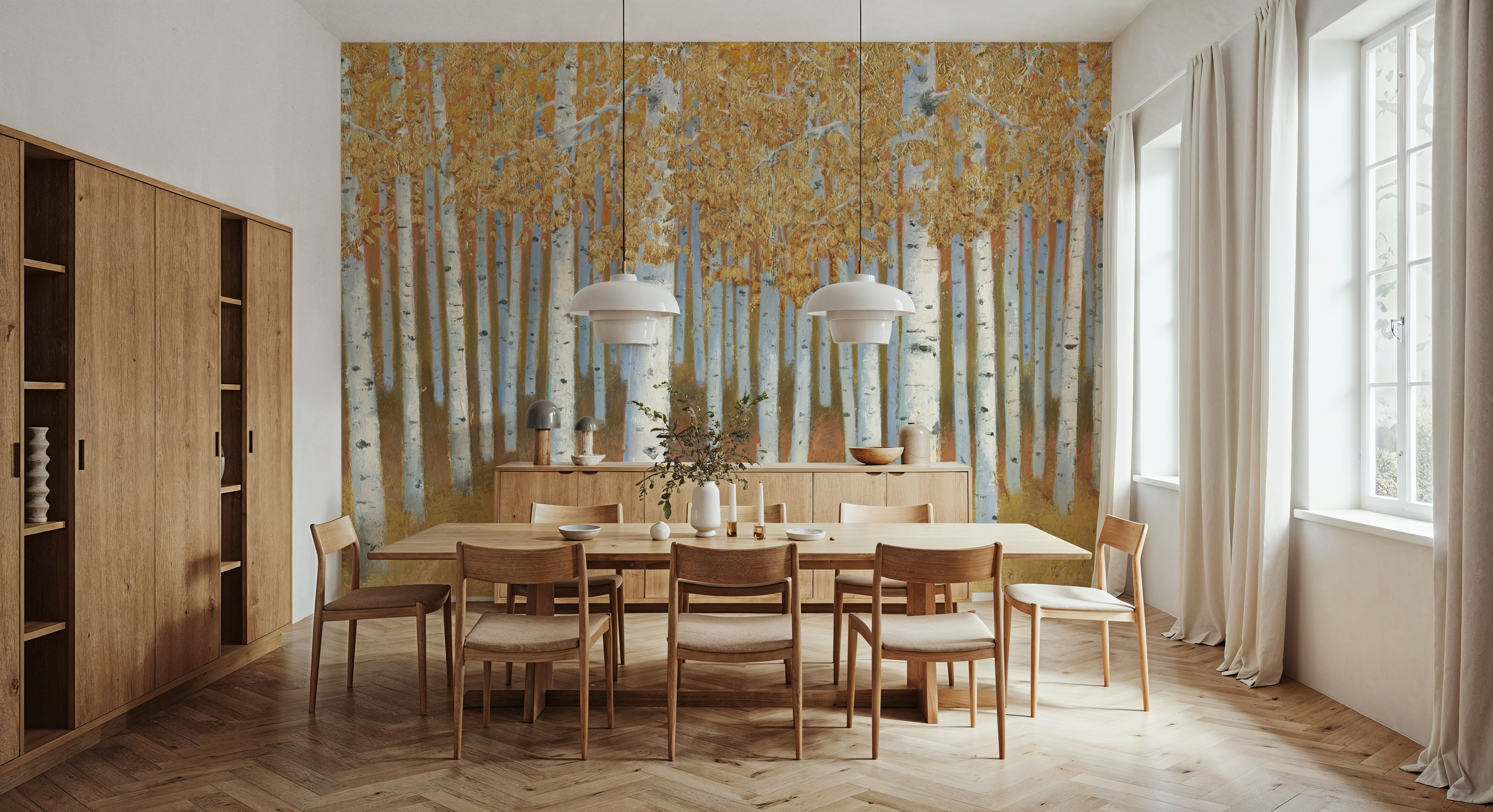 Bright Forest I, Wallpaper