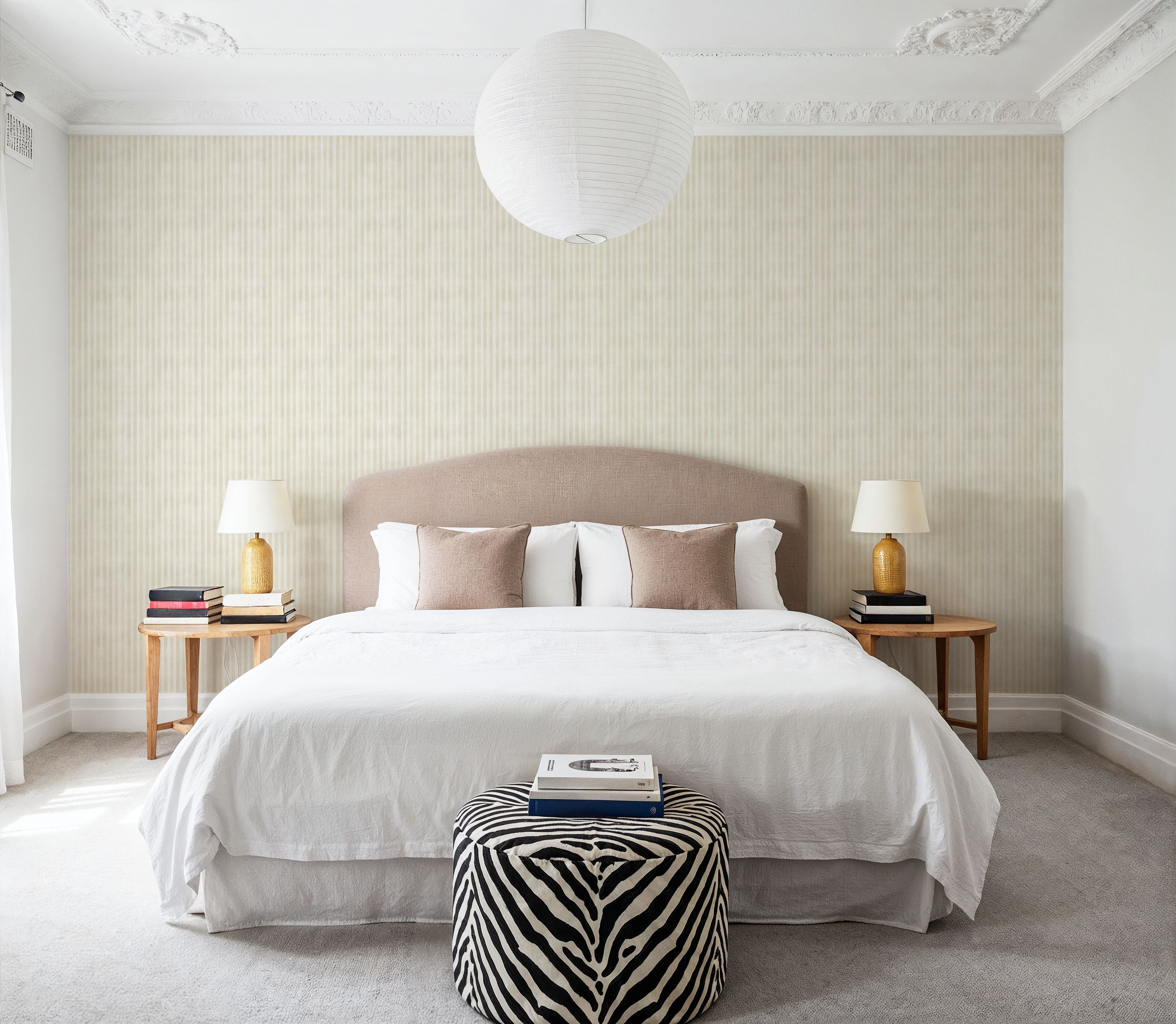 Seeing Stripes Beige Beige