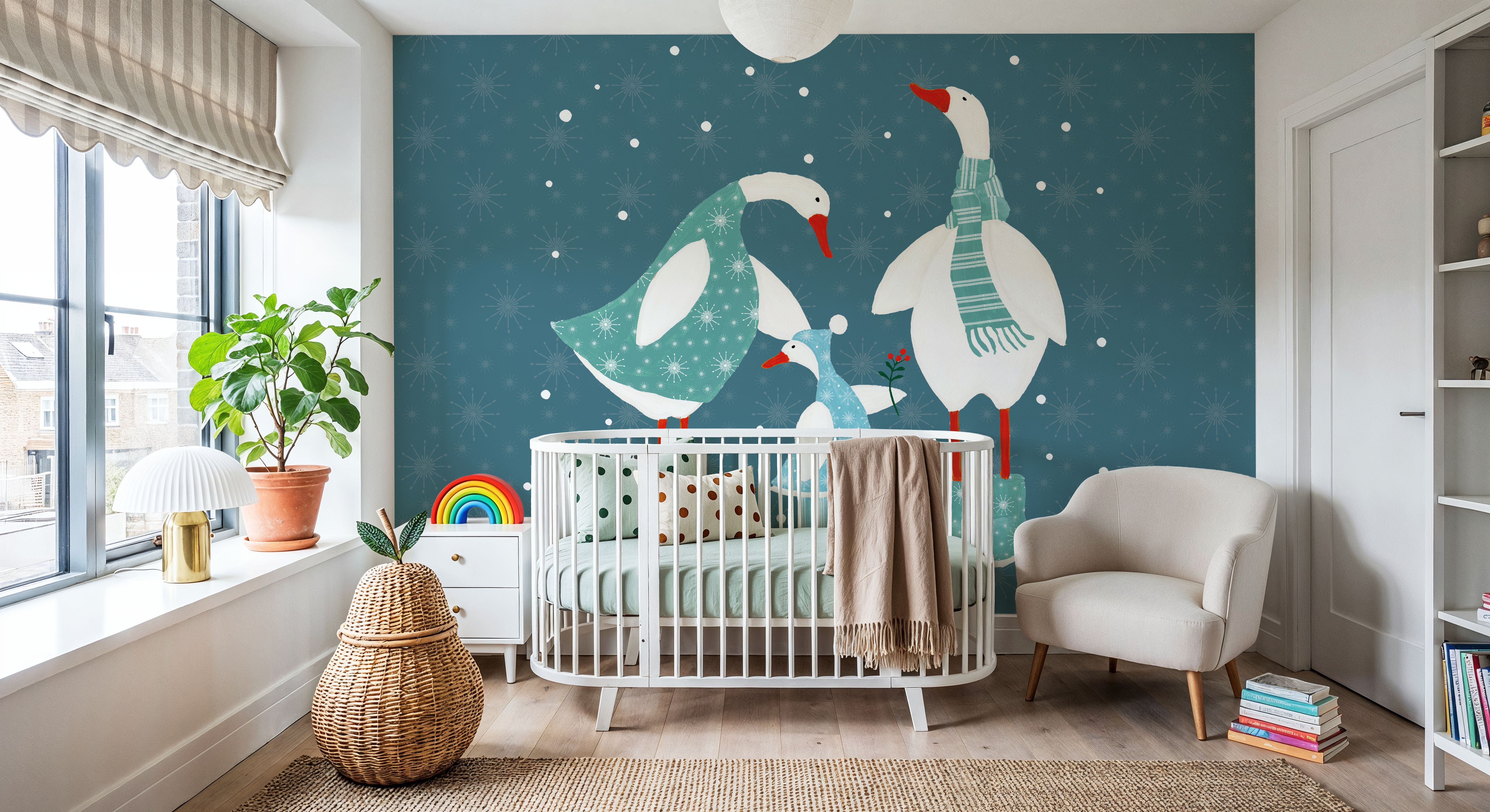 Ducks in the Snow IX