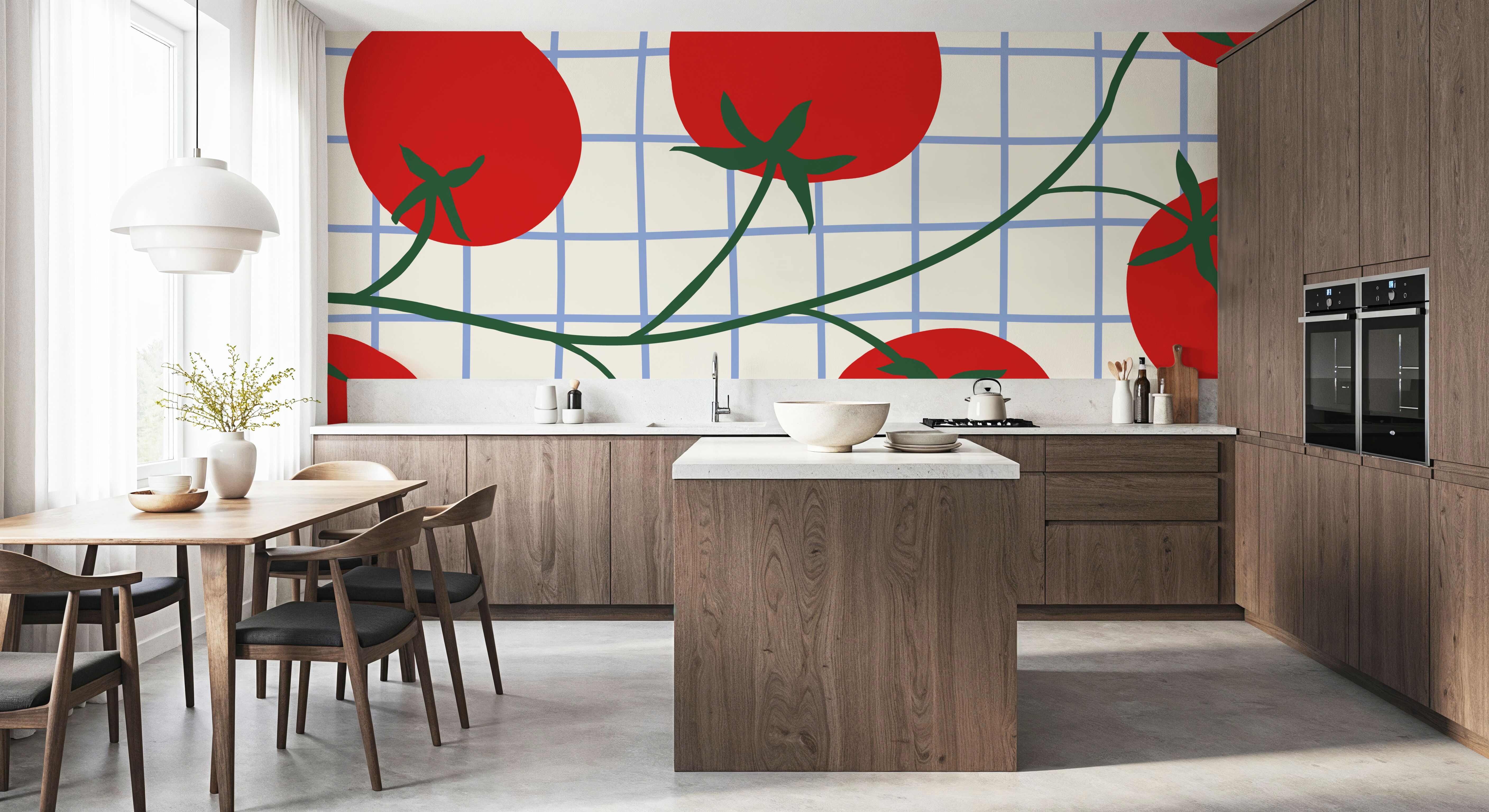 Kitchen Tomatoes, Tapeten