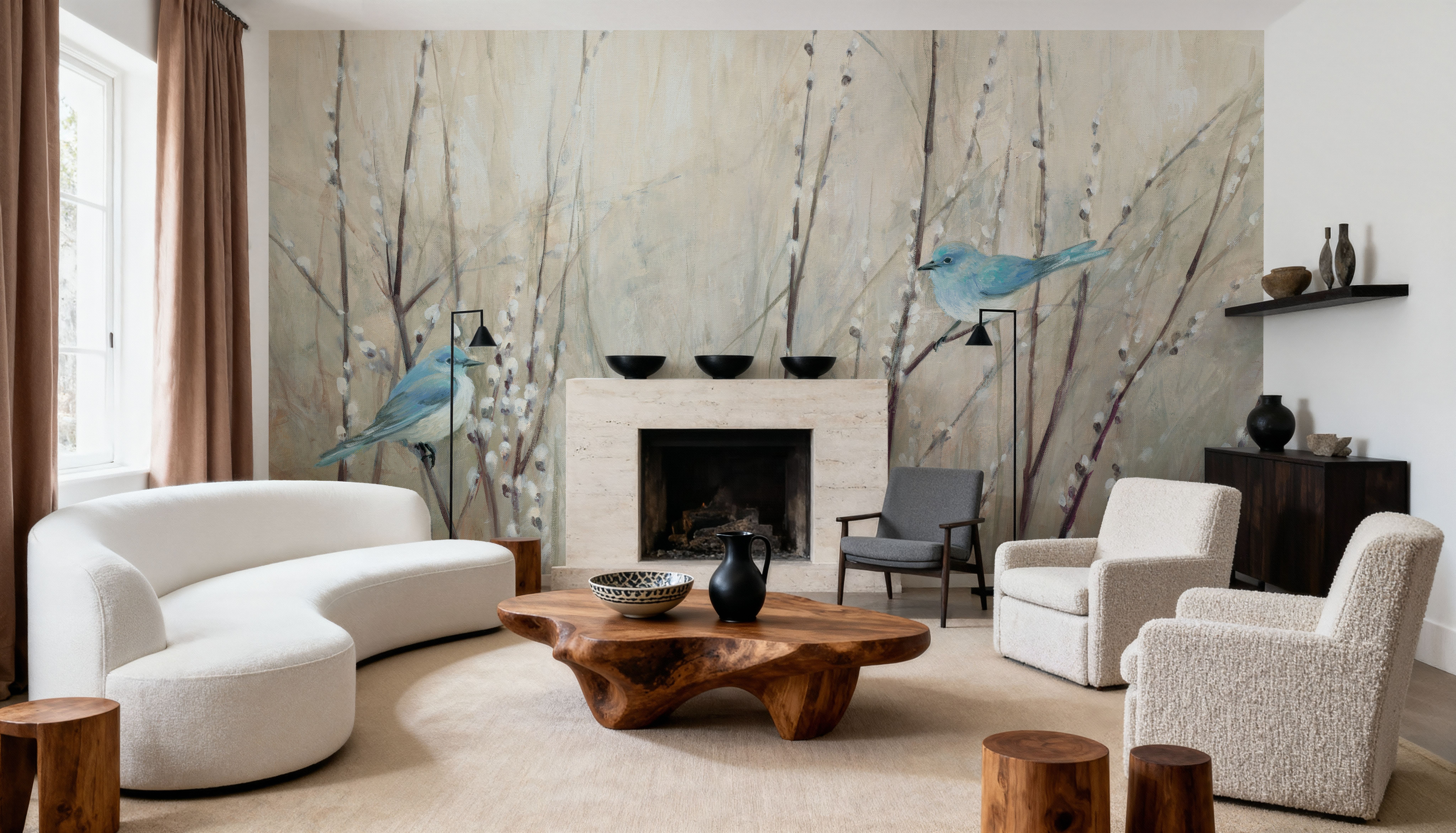 Pretty Birds Neutral