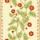 Marigold Stripes, Vermilion on Cream