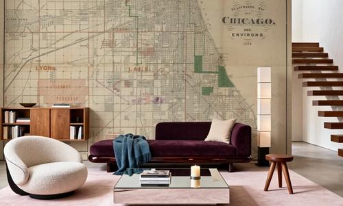 Chicago 1889 Map