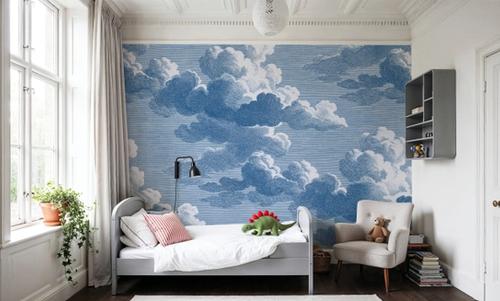 Intaglio Clouds, Blueberry