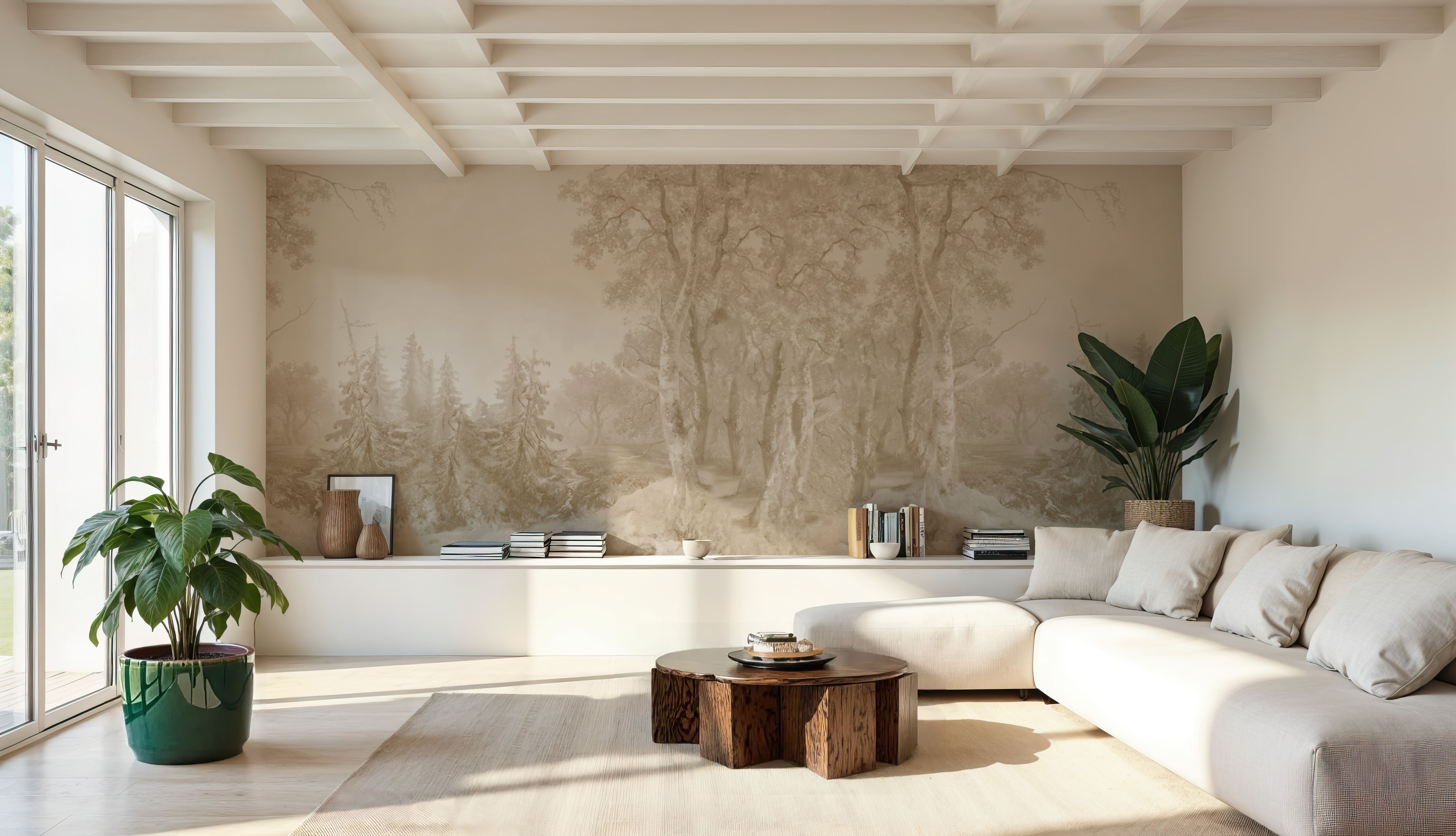 Forest Immersion Pale Beige