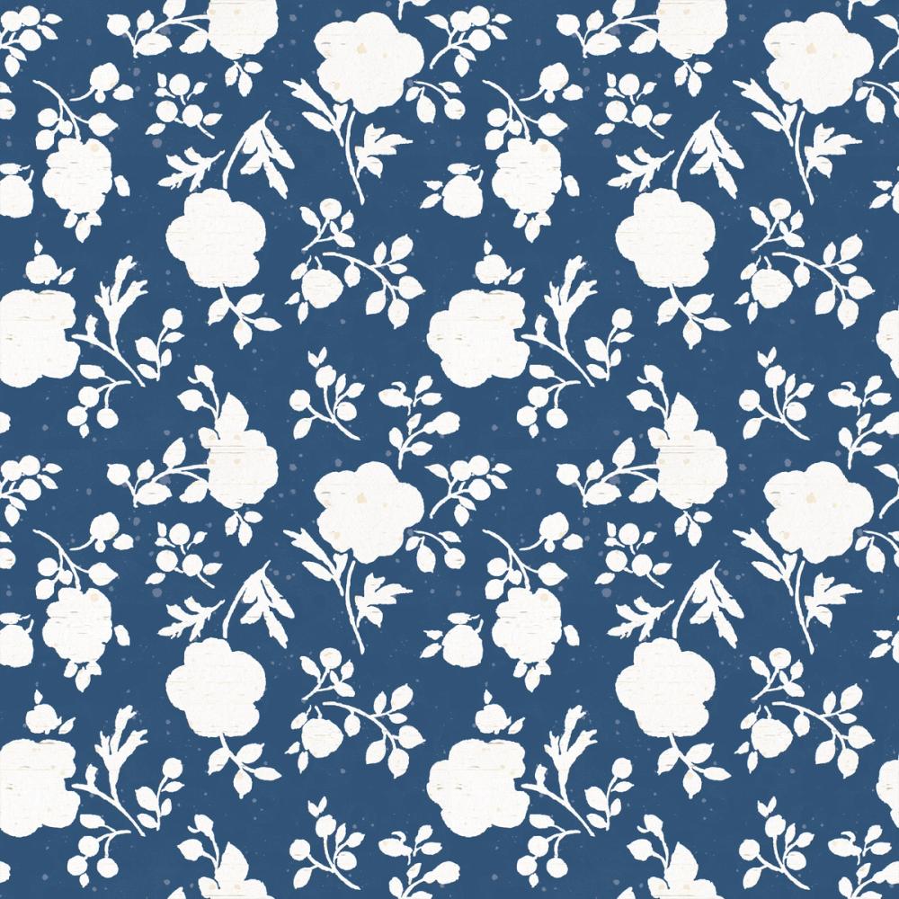 Country Flowery Blue