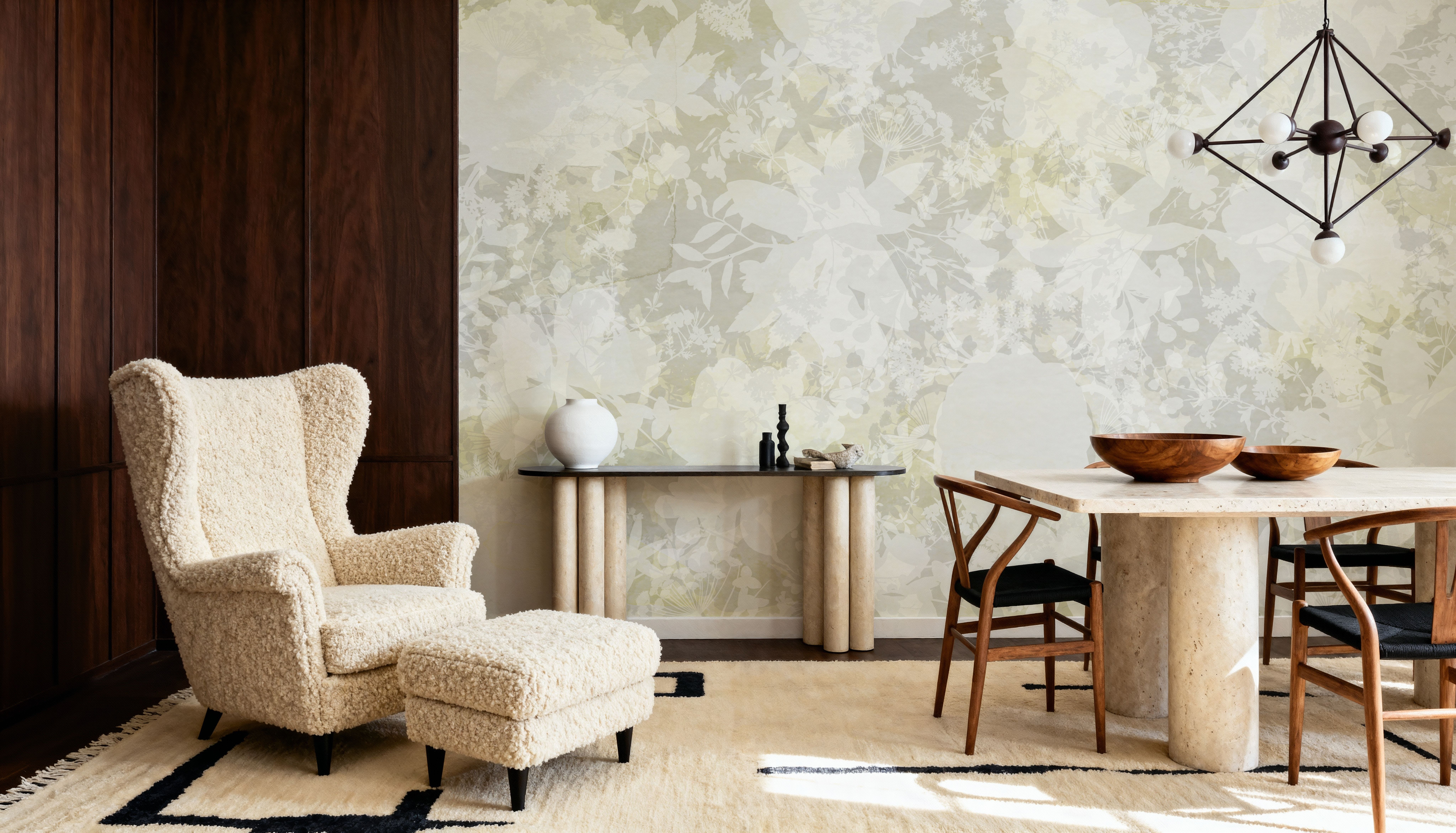 Flower Silhouette Yellow