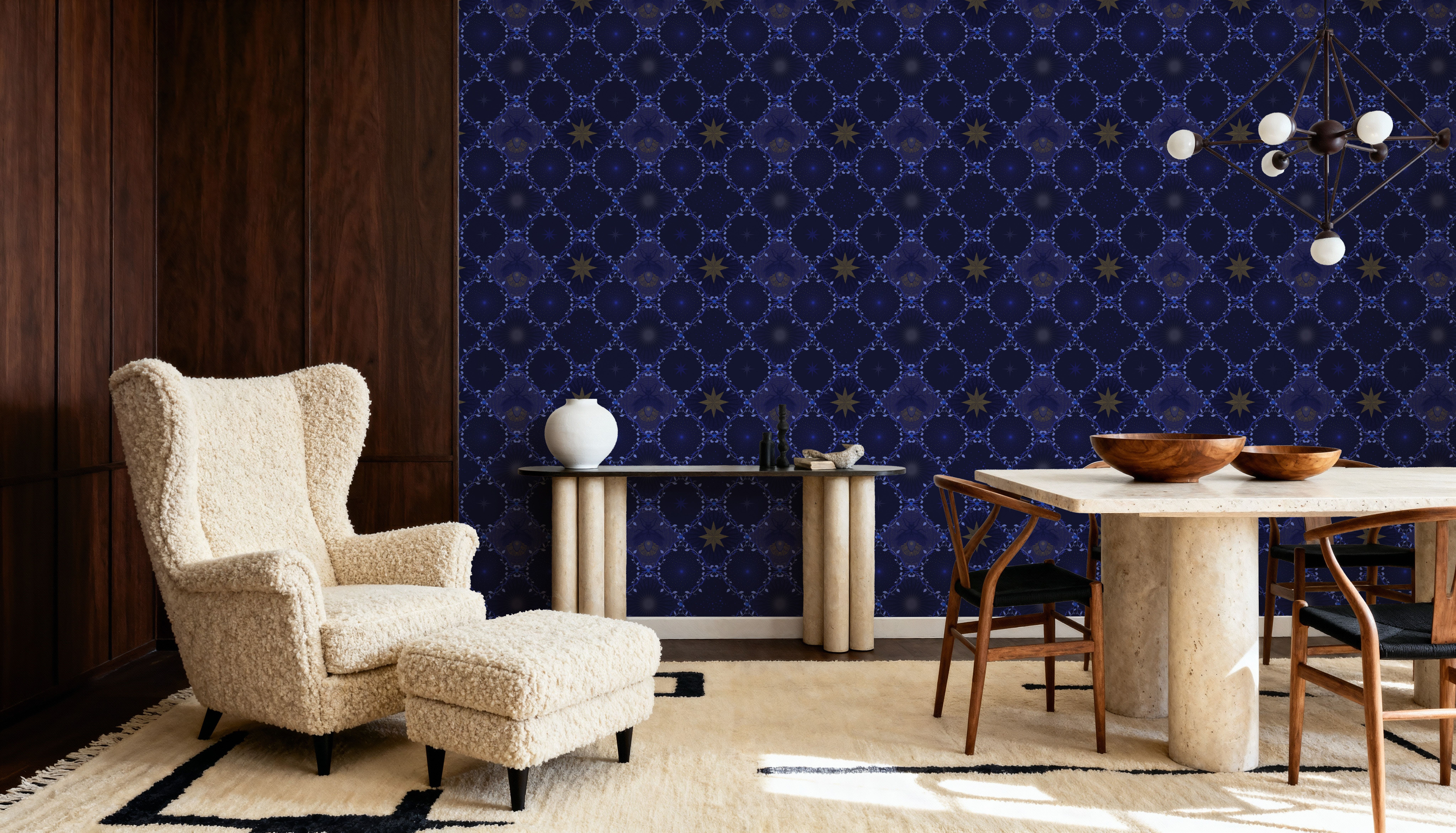 Ornamental Fireflies, Indigo