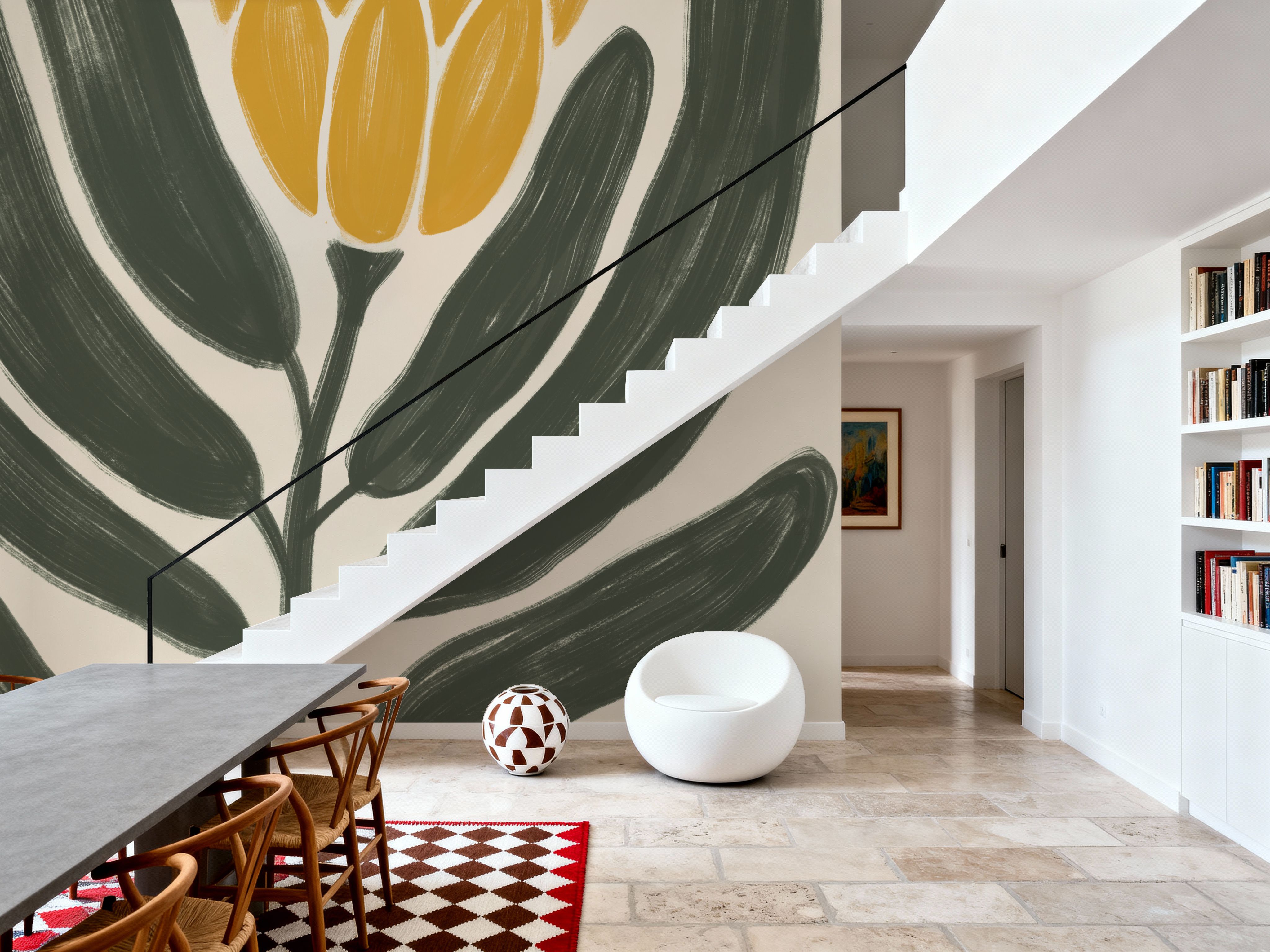 Simple Flowers I Yellow