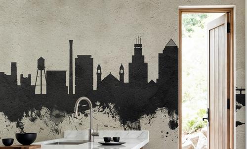 Durham North Carolina Skyline Concrete