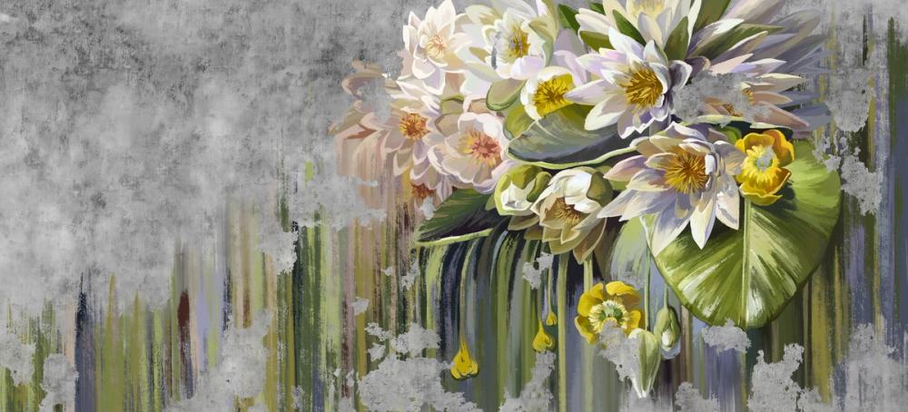 Painted Vintage Lilies