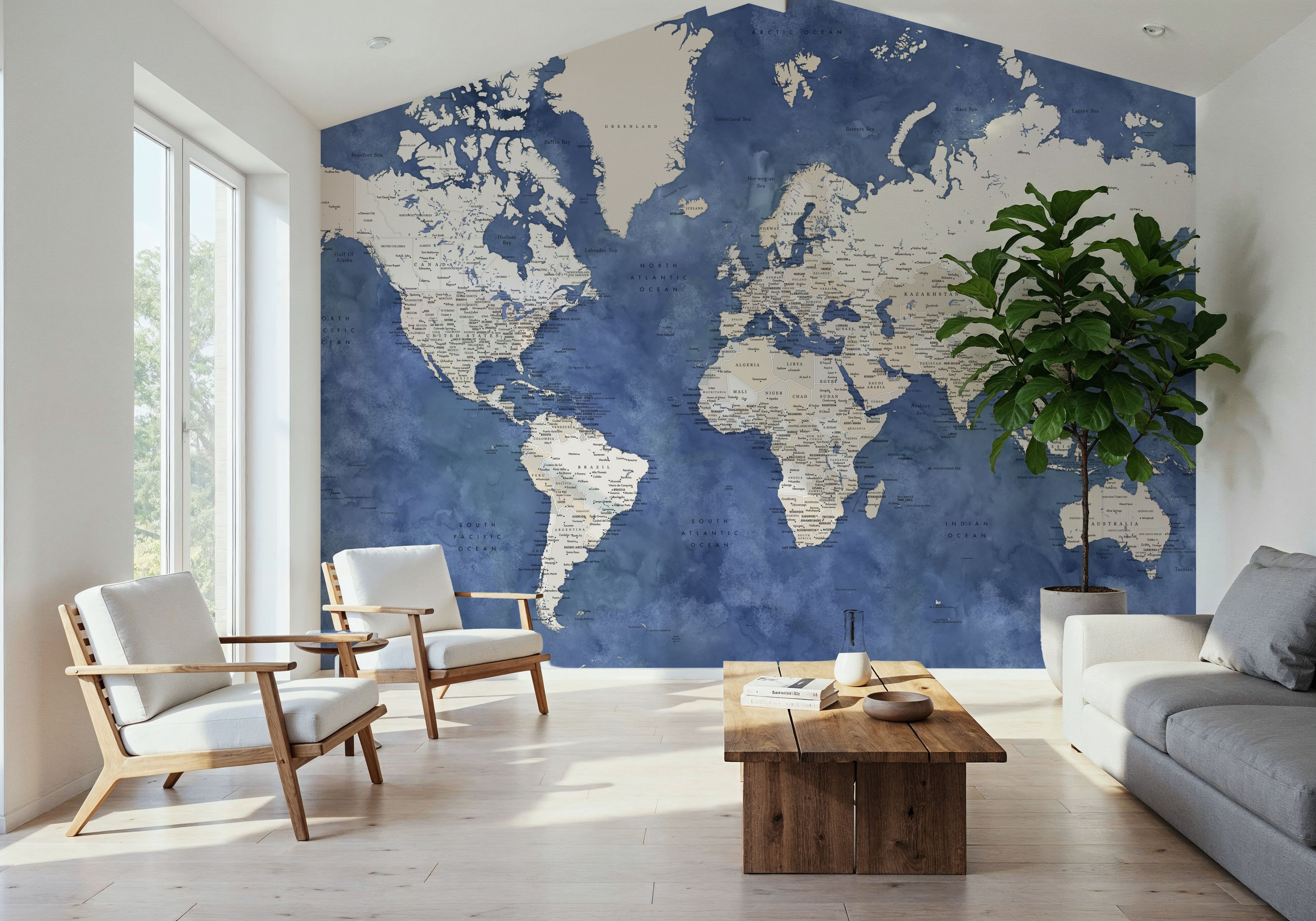 World Map Cities - Sabeen, Wallpaper