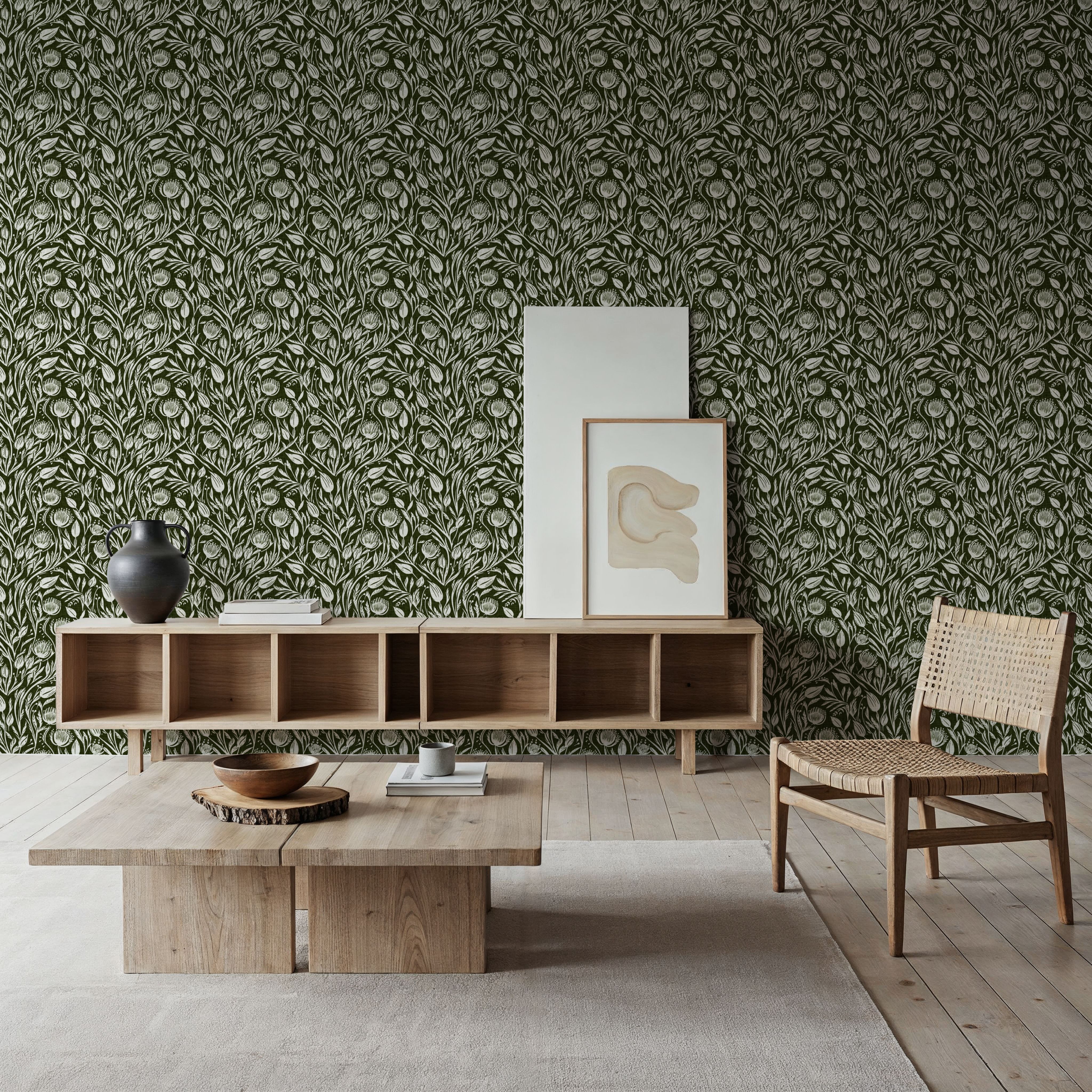 Red Clovers, Forest Green