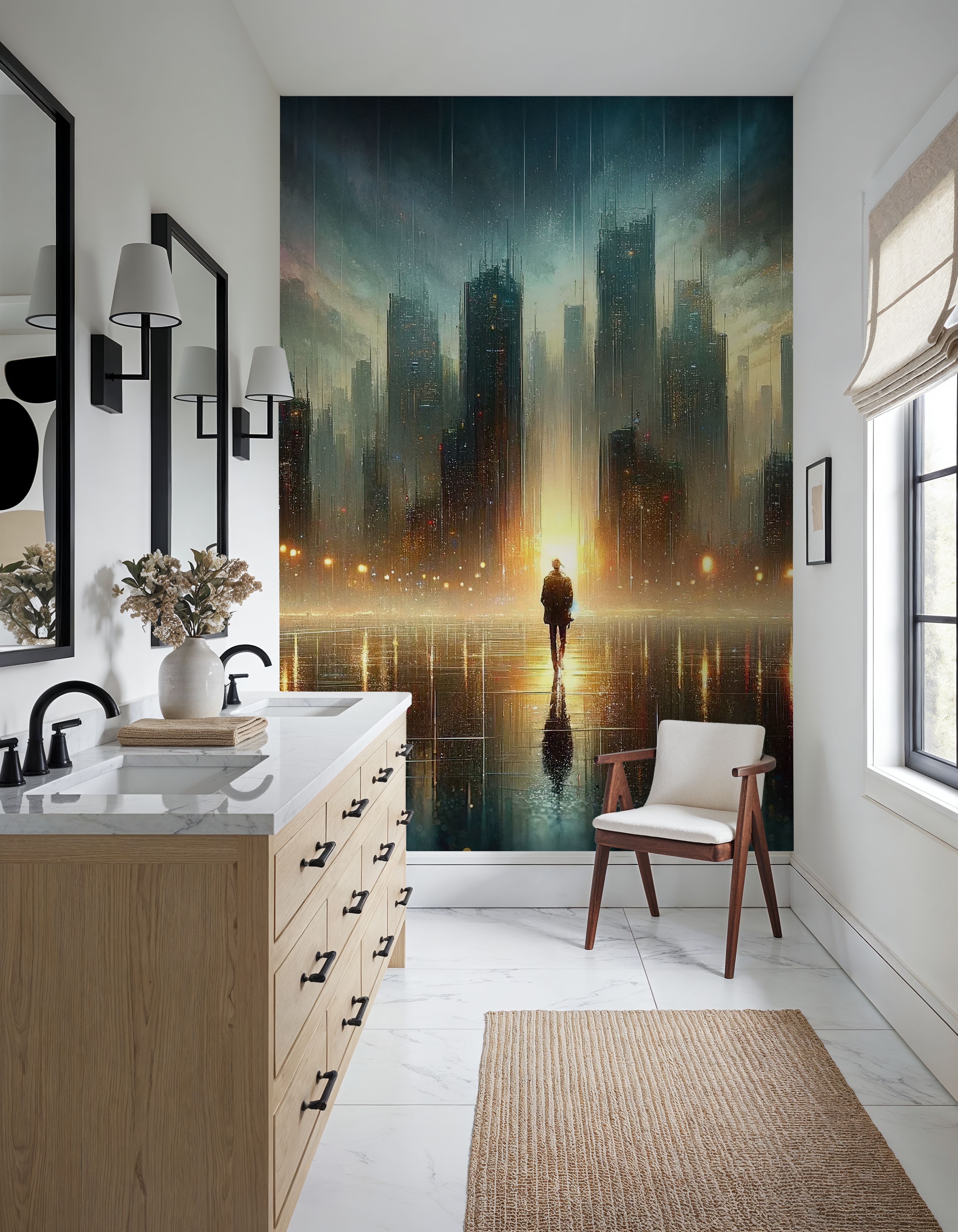 Lost Moments in Twilight Rain