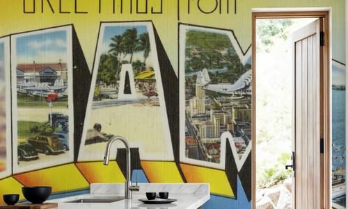 Greetings from Miami - Screenprint Postcard