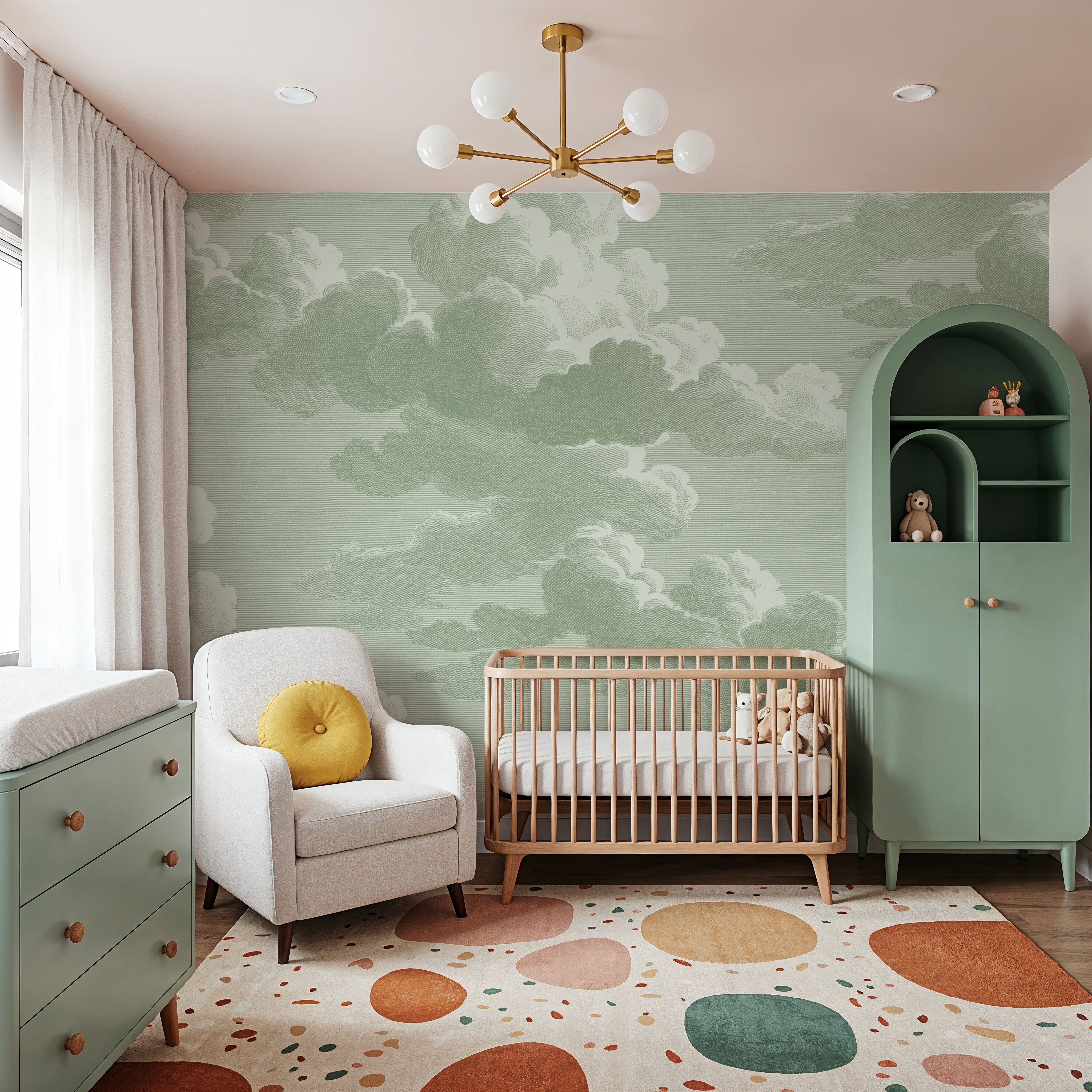 Intaglio Clouds, Sage