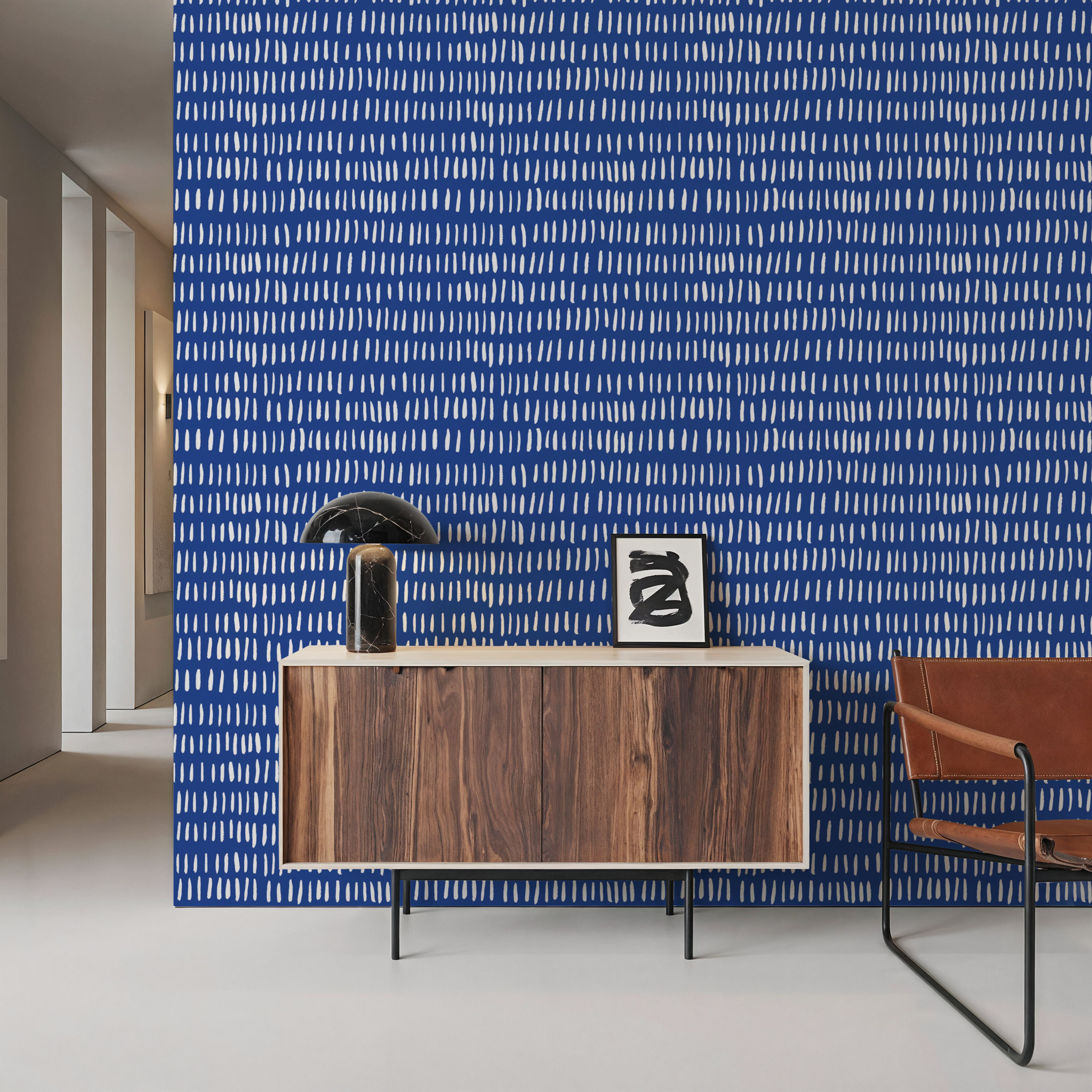 Blue Fish Lines, Wallpaper