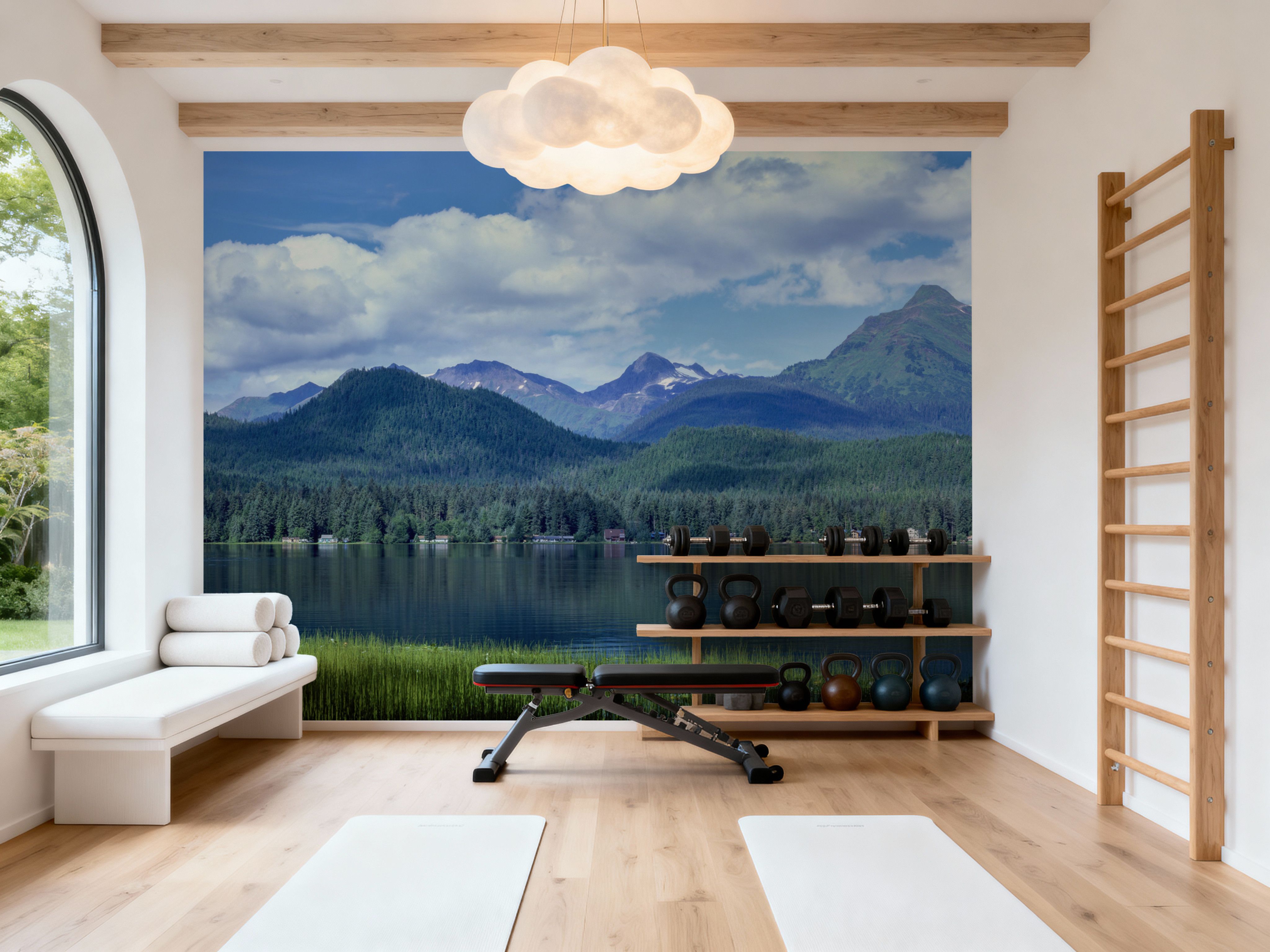 Crystalline Alpine Mirror