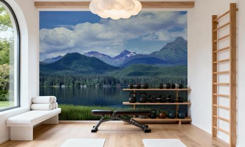 Crystalline Alpine Mirror