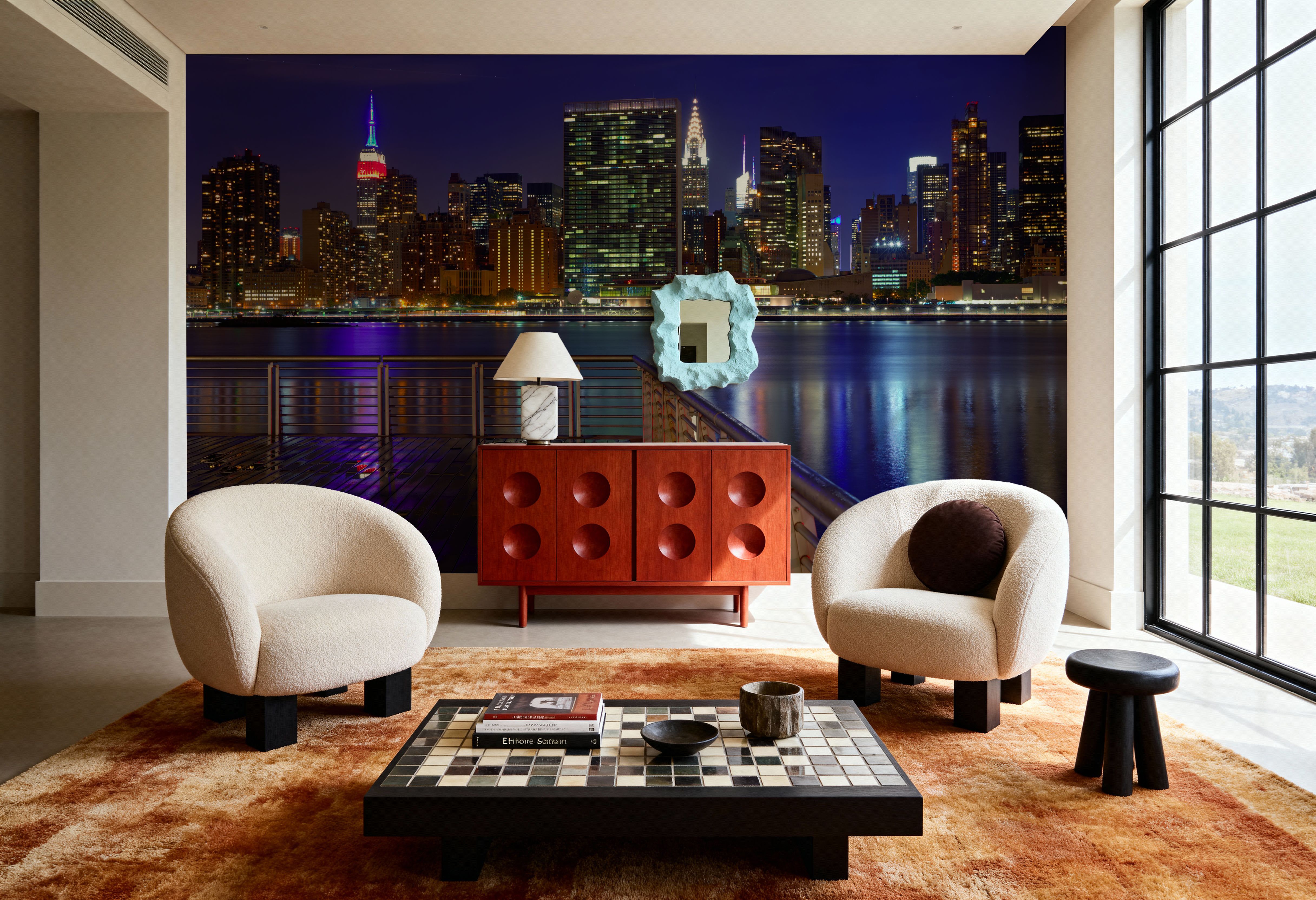 Rainy Dusk in NYC, Wallpaper