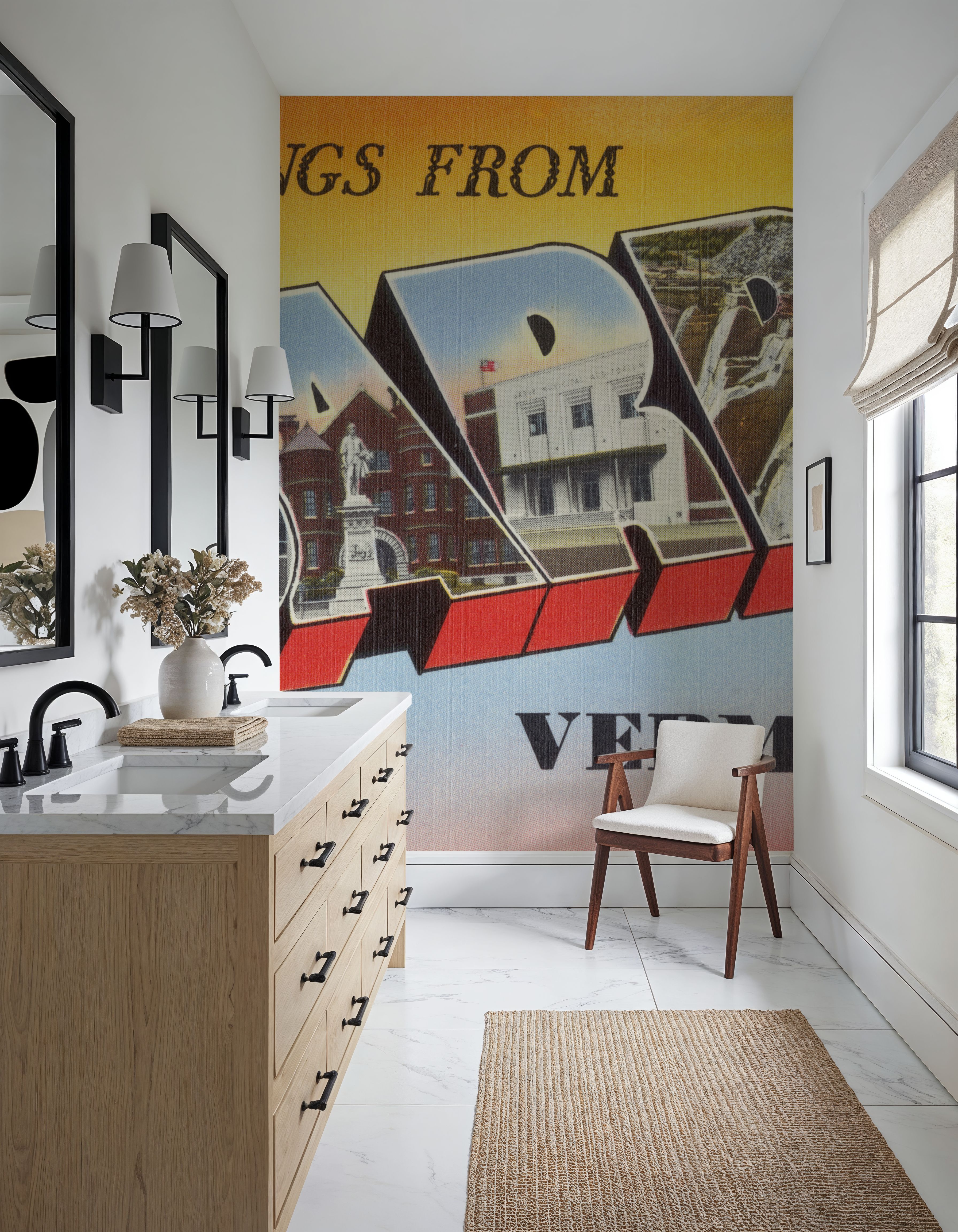 Greetings from Barre - Screenprint Postcard