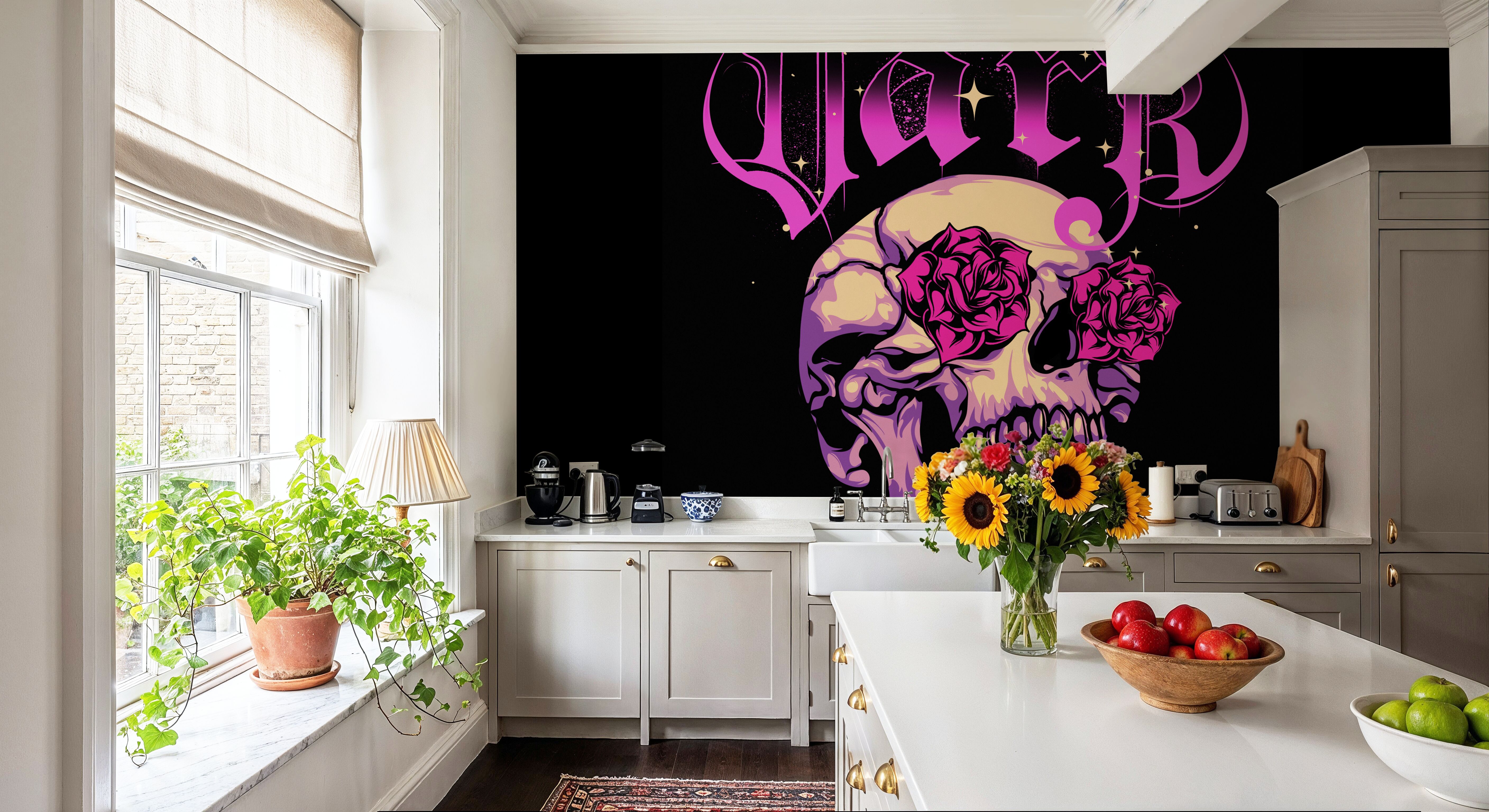 Dark Skull Magenta