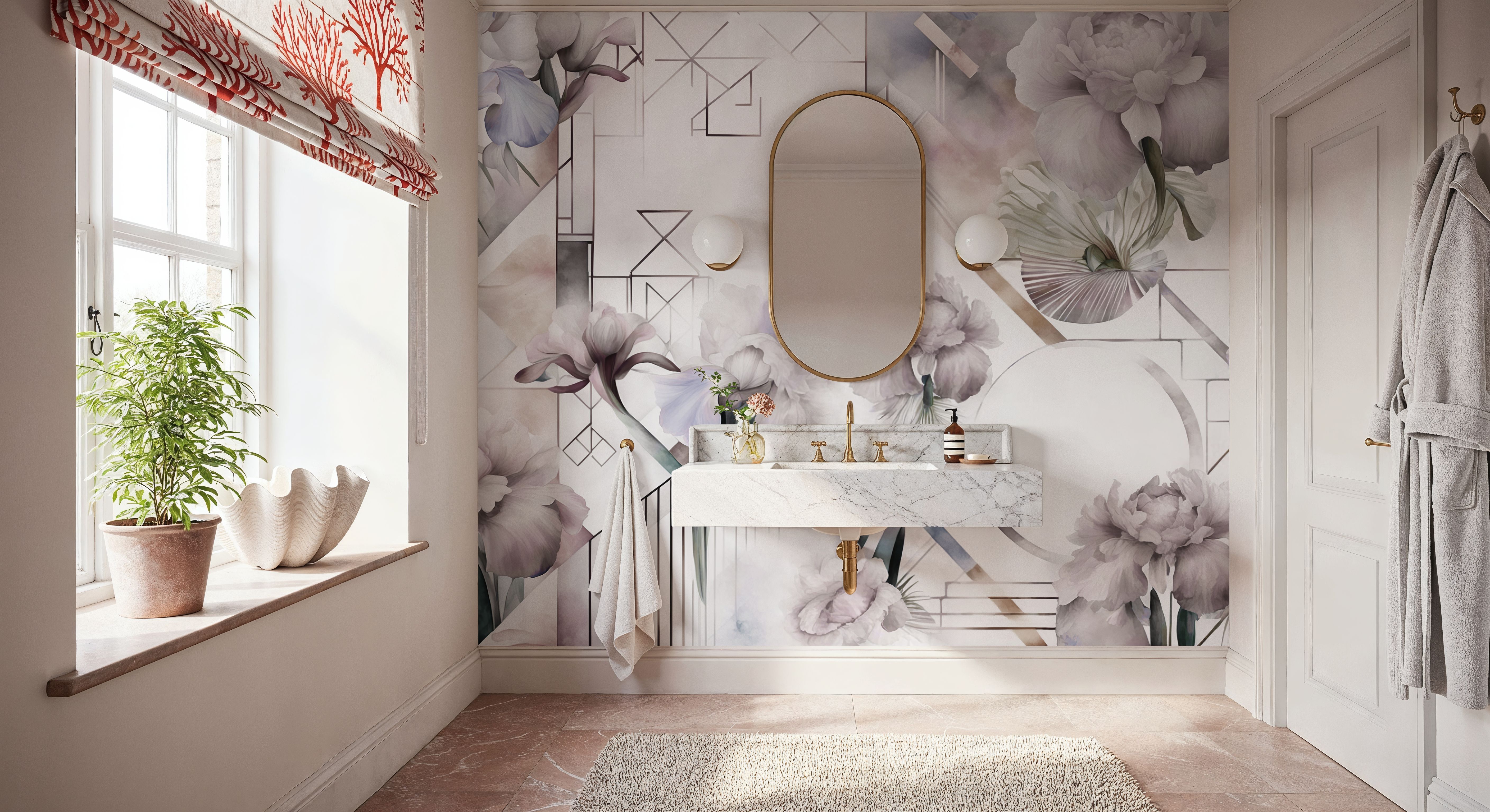 Watercolor Geometry Shine