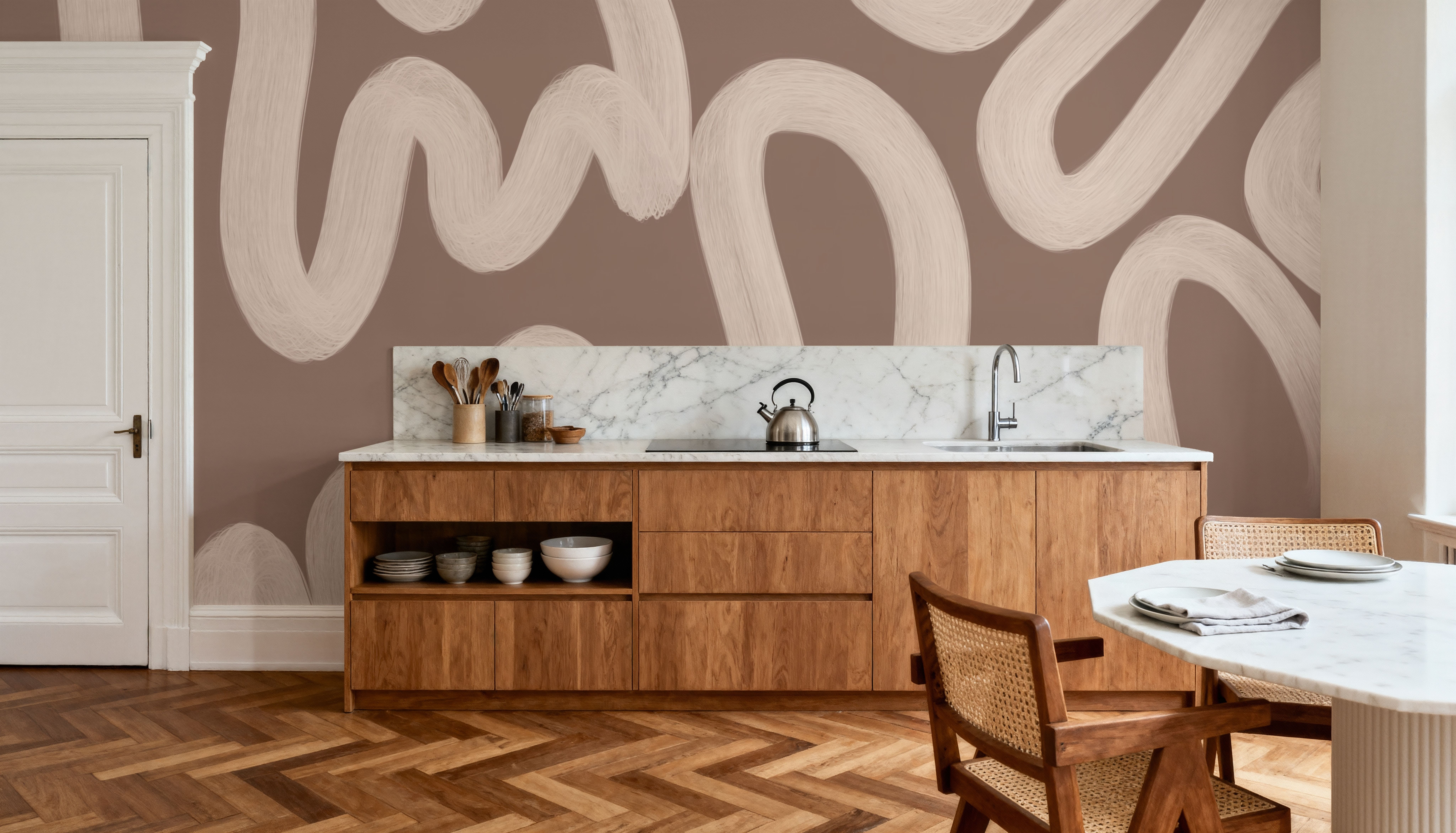 Mollis, Papier peint