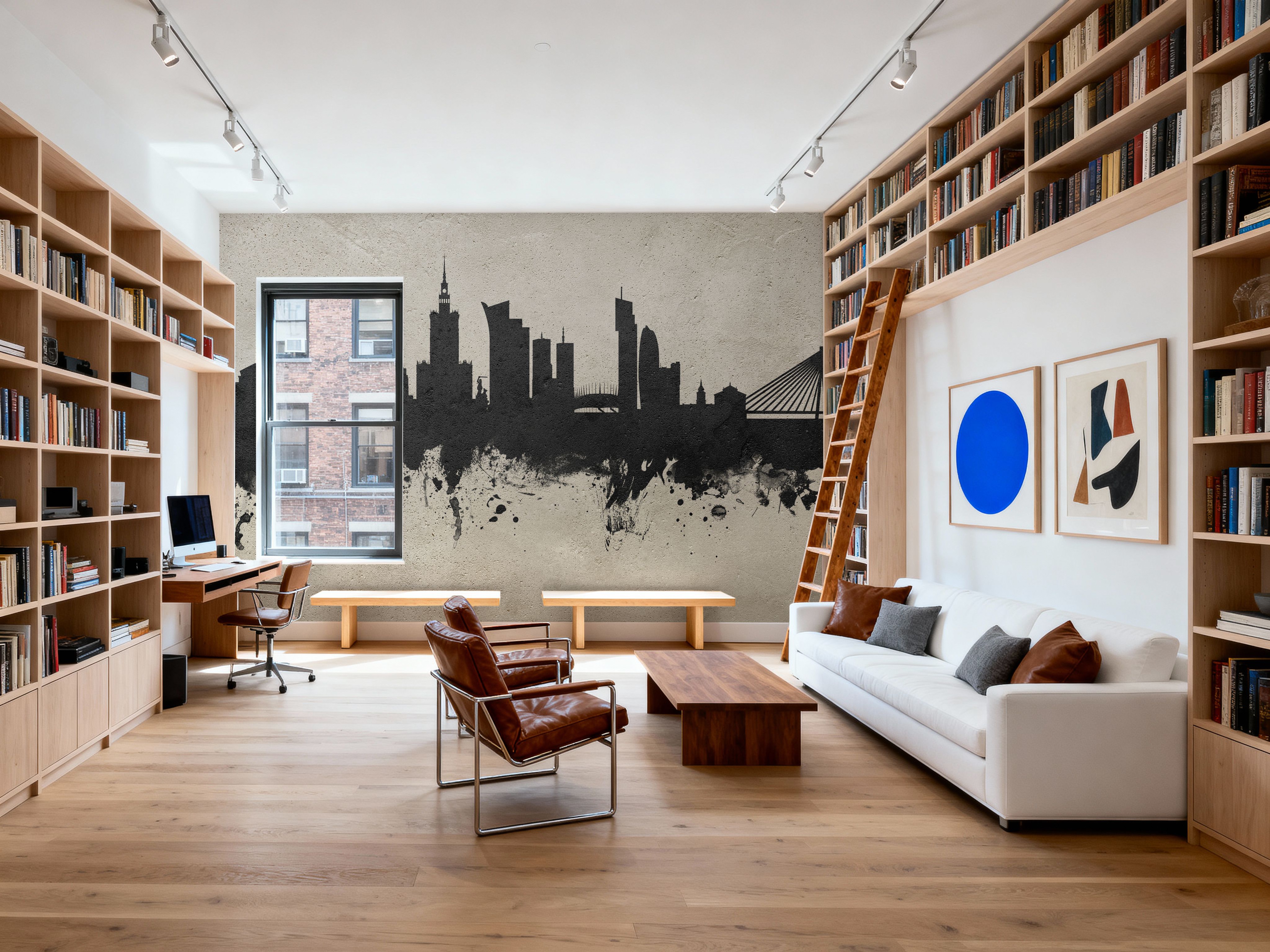 Warsaw Poland Skyline Concrete