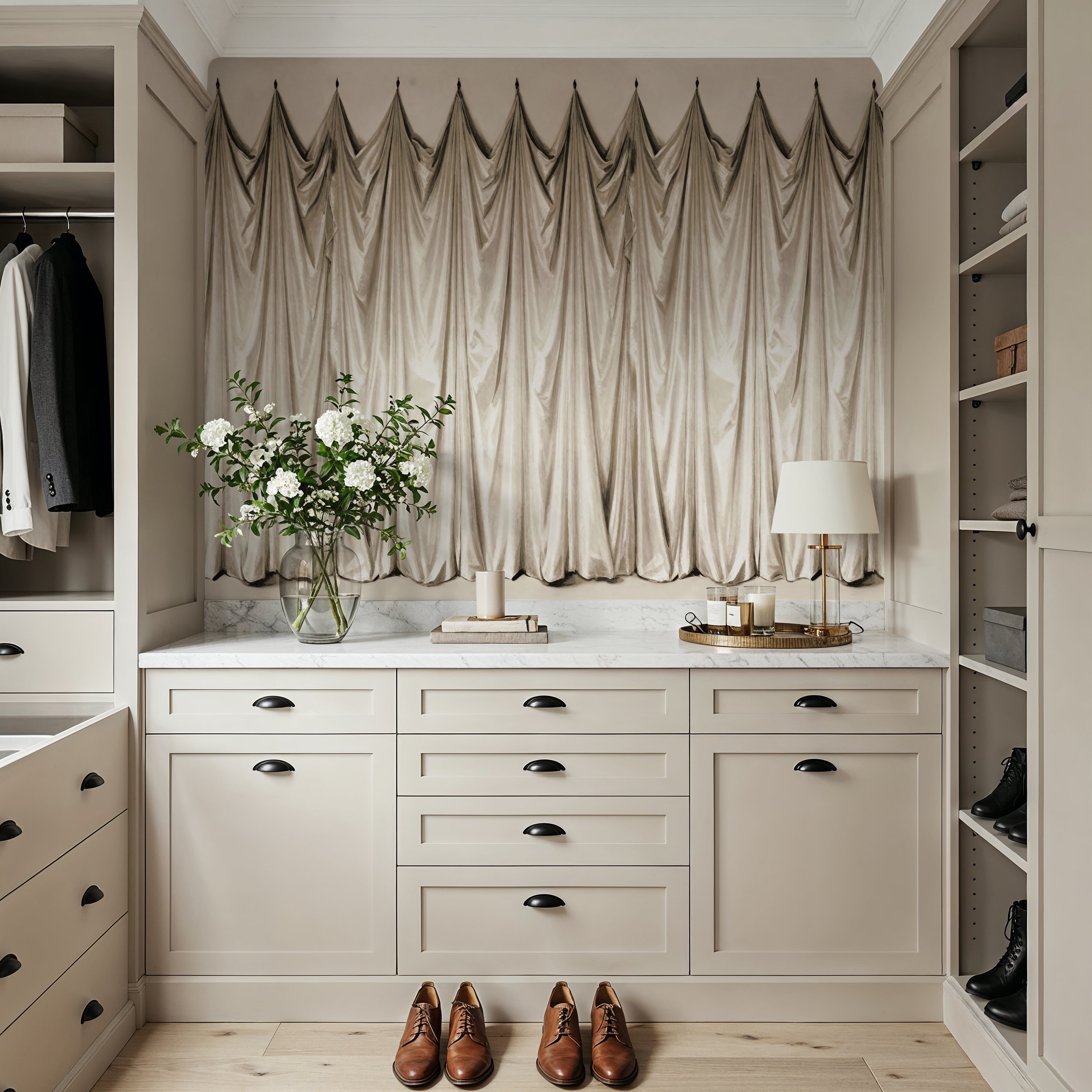 Medici Drapes, Cream