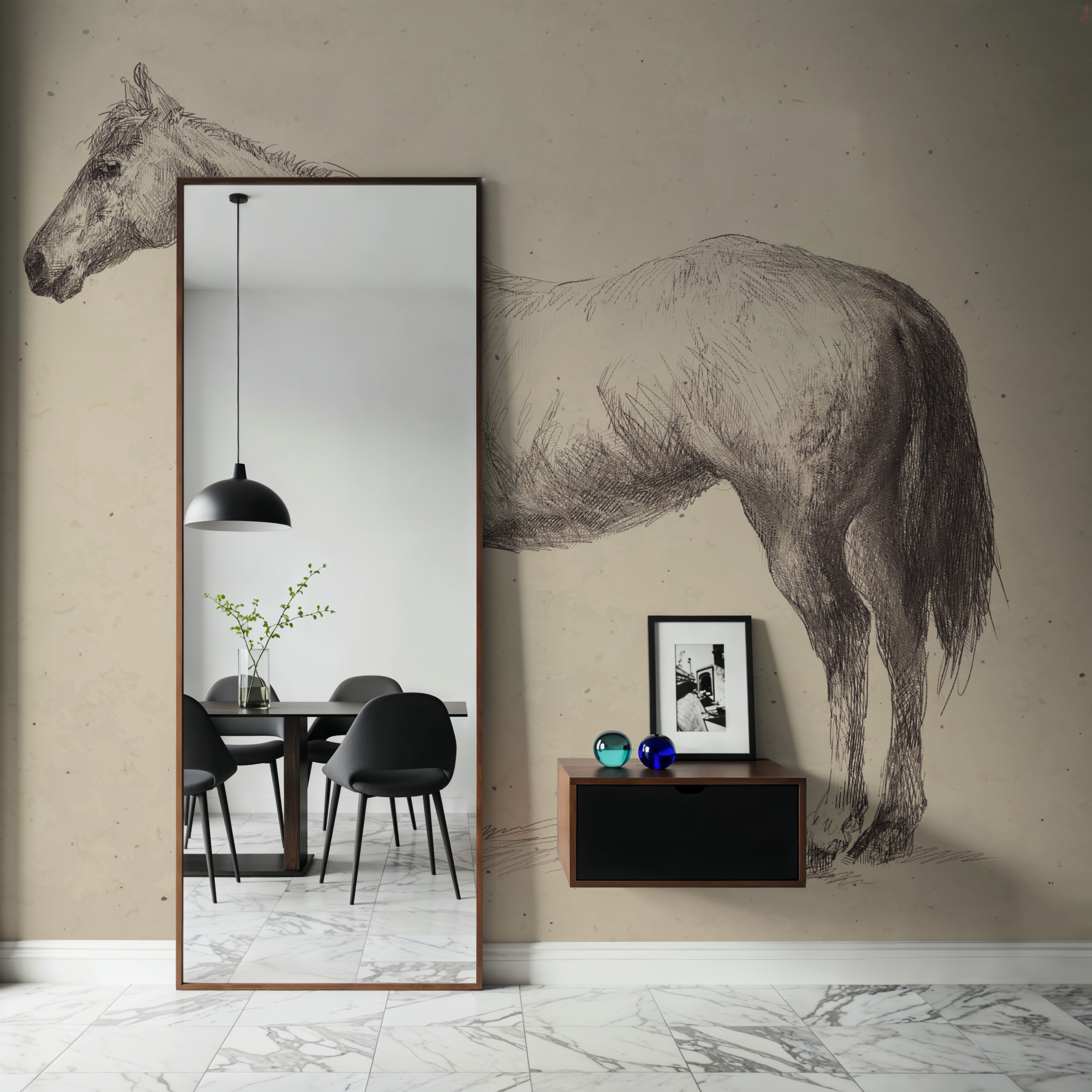 Standing Horse Sketch