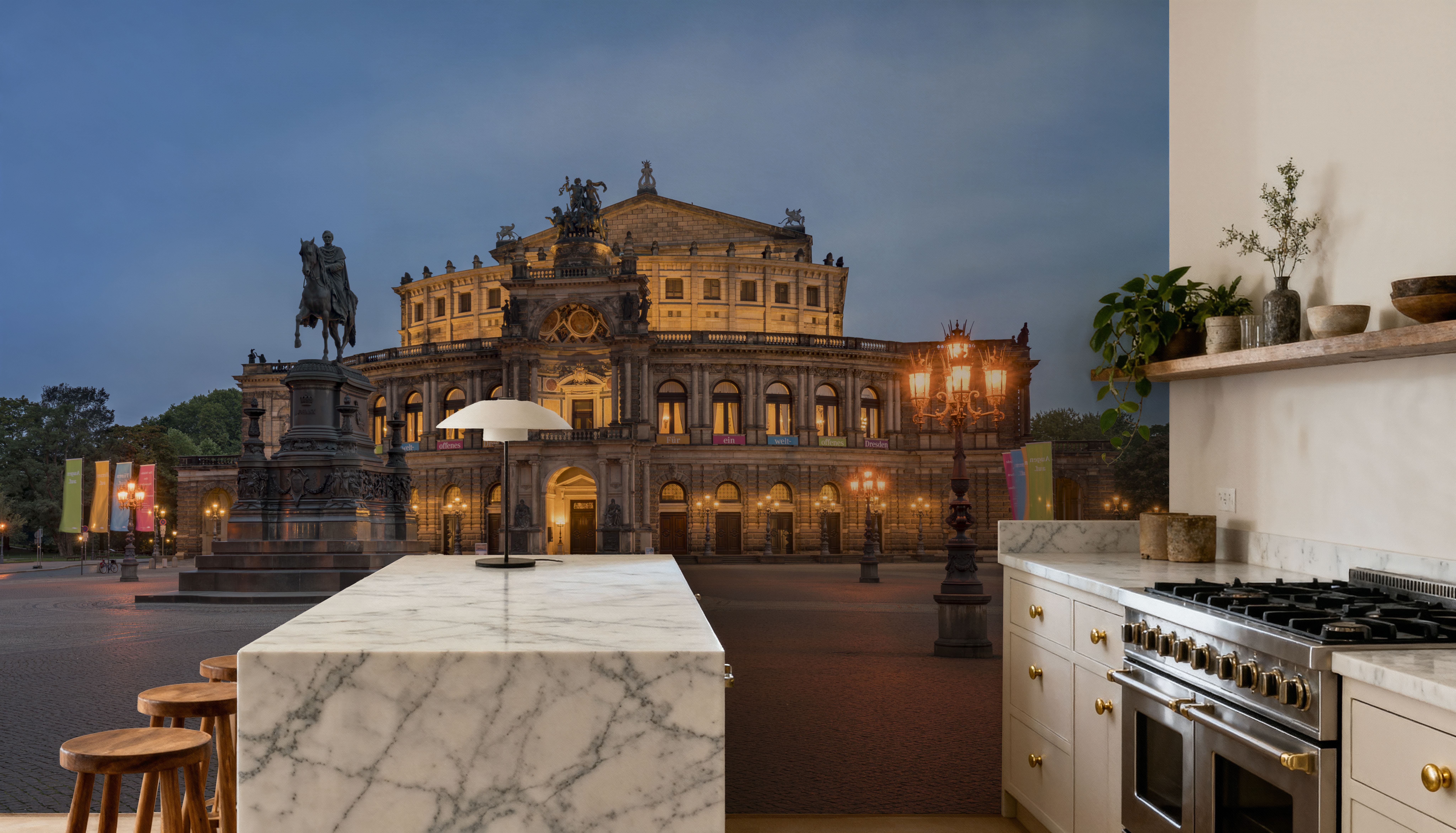 Twilight Plaza, Tapeten