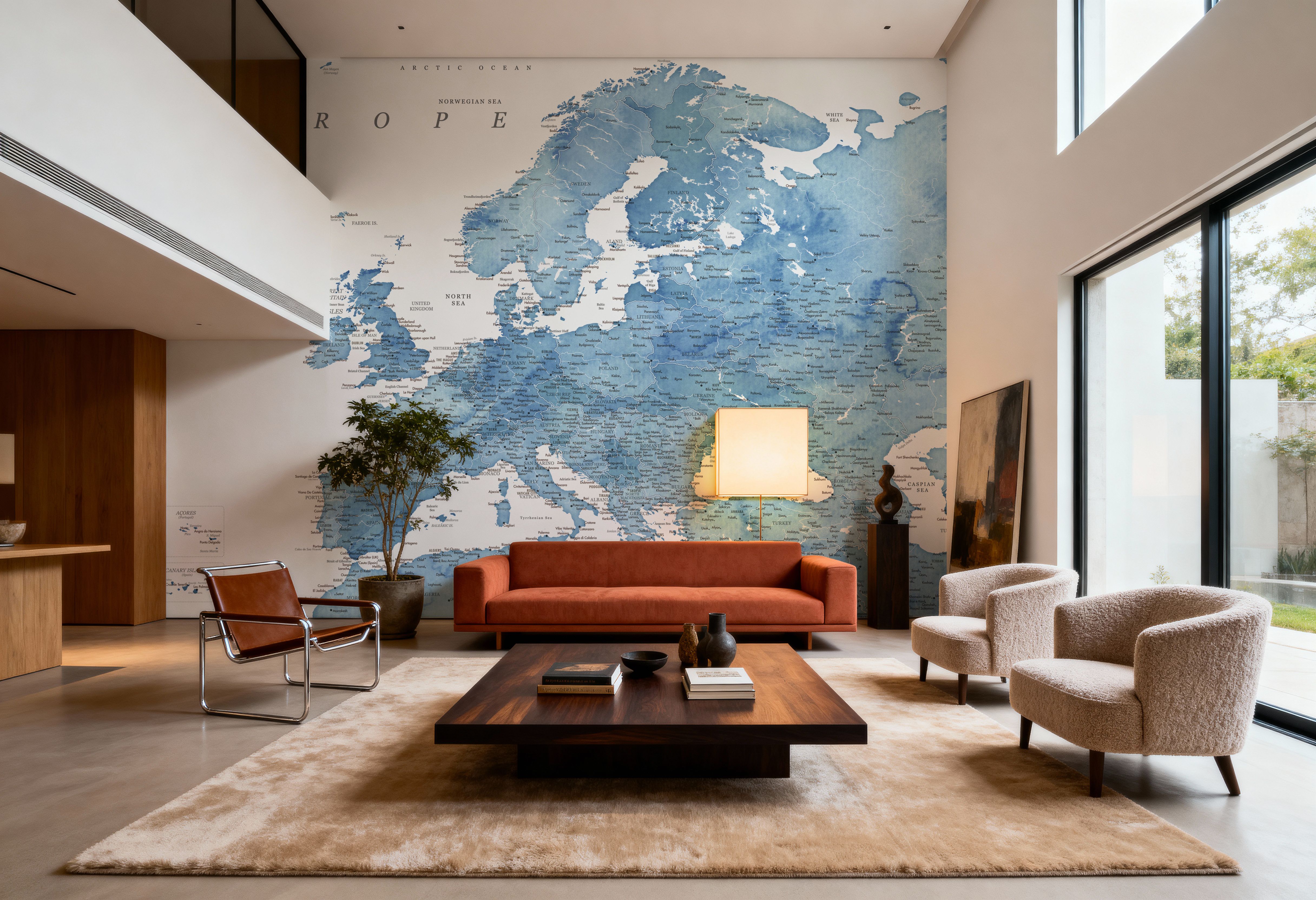 Europe Map Detailed - Franceska