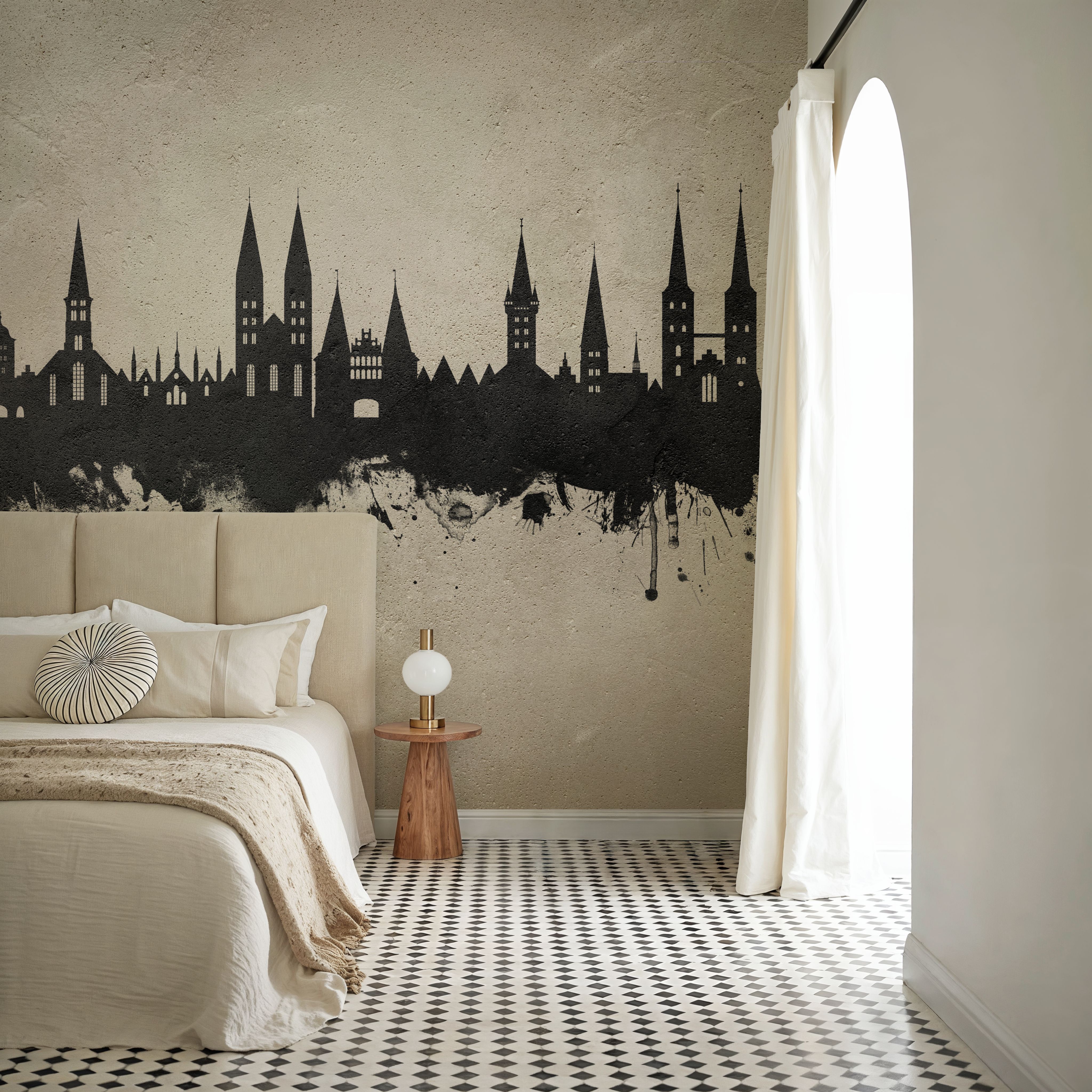 Lubeck Germany Skyline Concrete