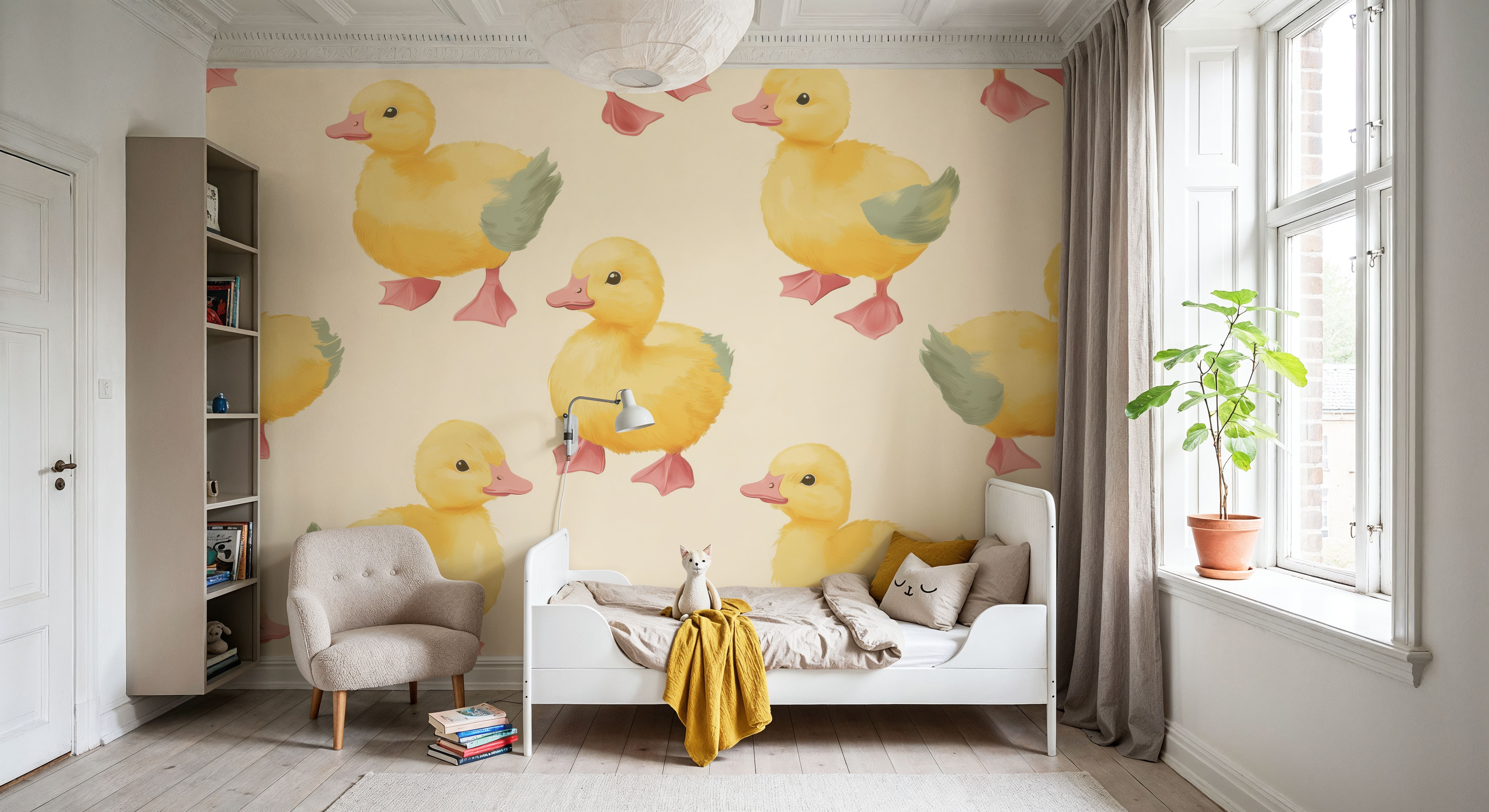 Lovely Ducklings, Wallpaper