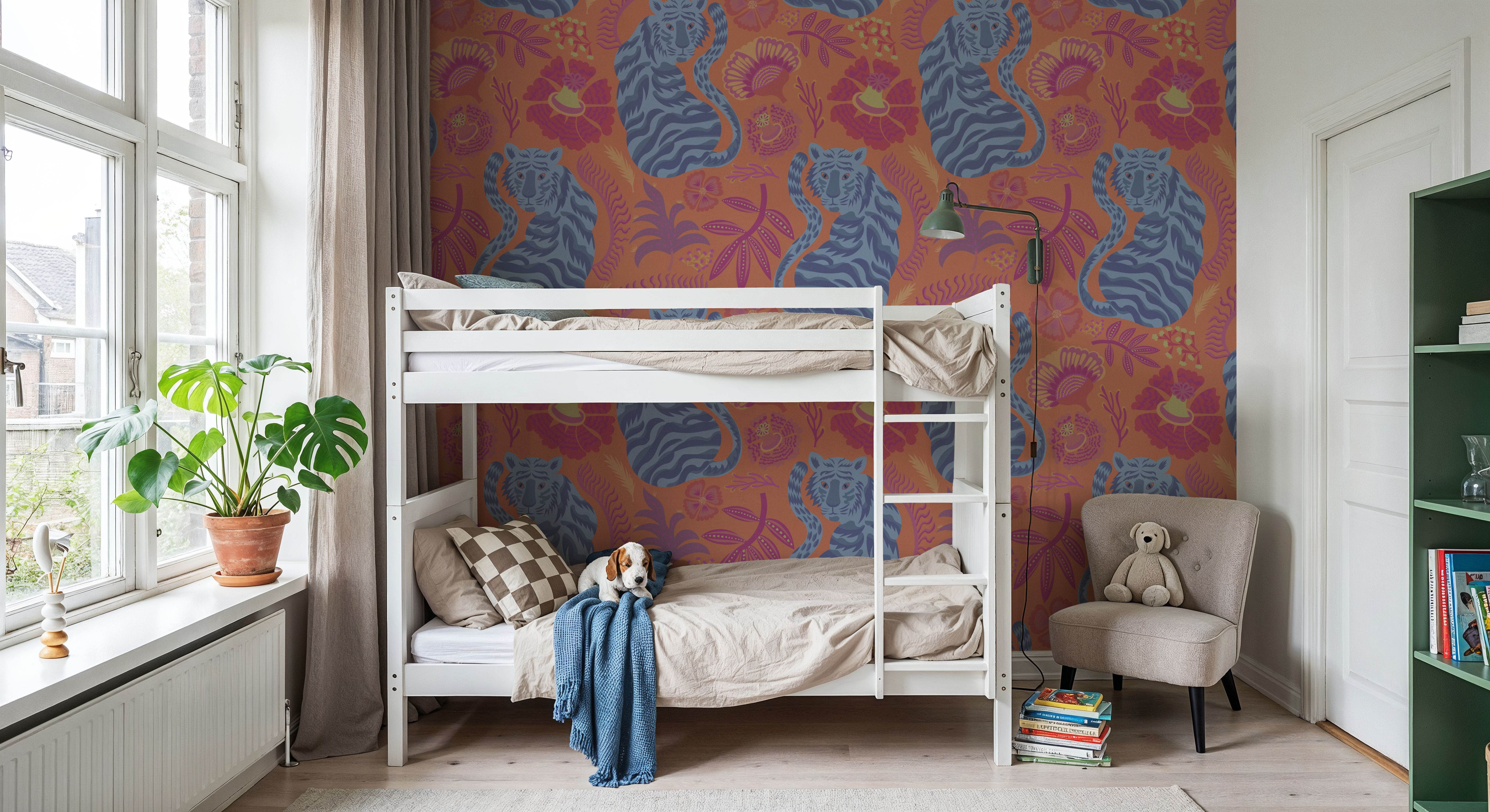 Painterly Tigers Orange