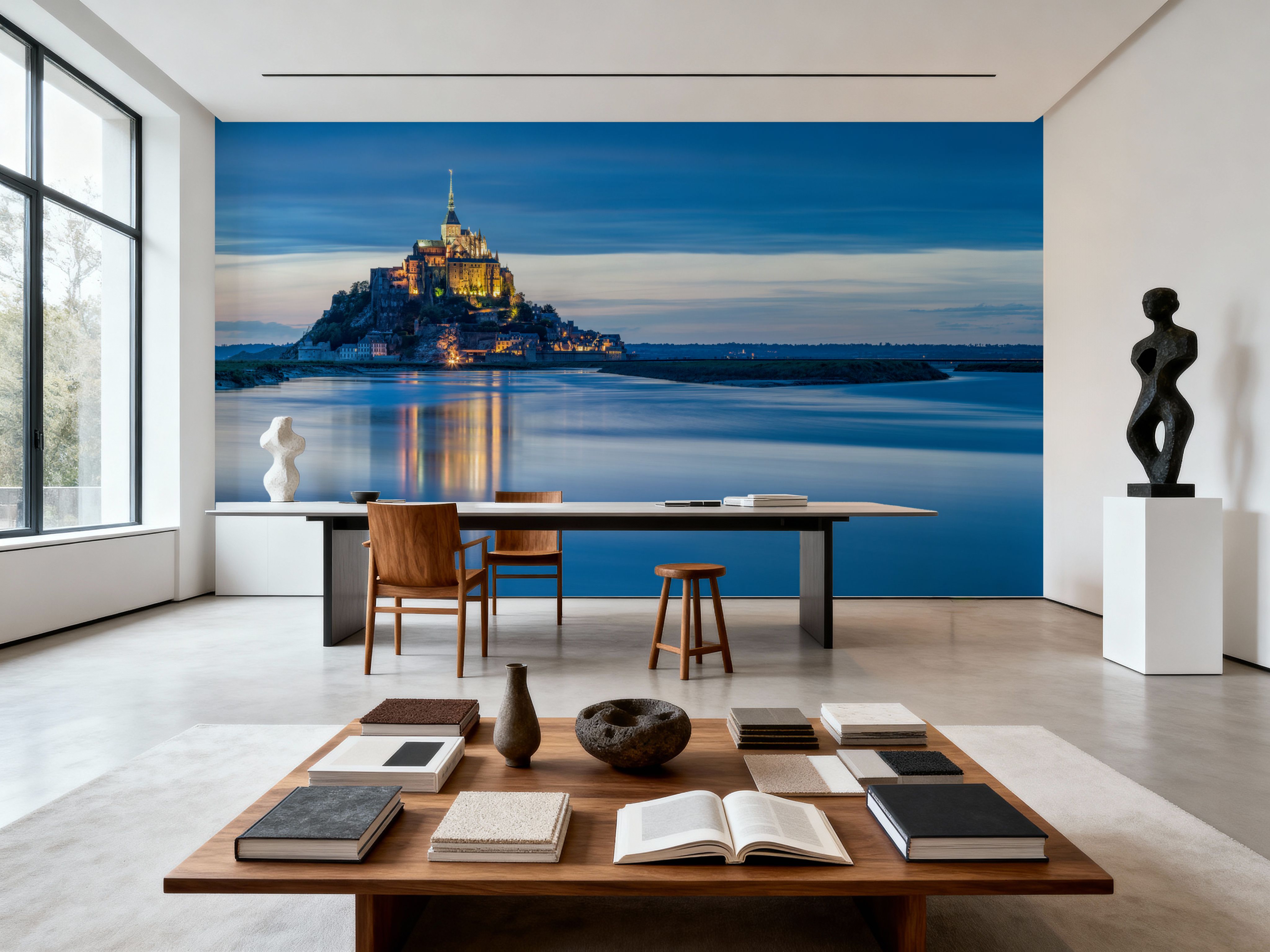 Mont-Saint-Michel at Dusk