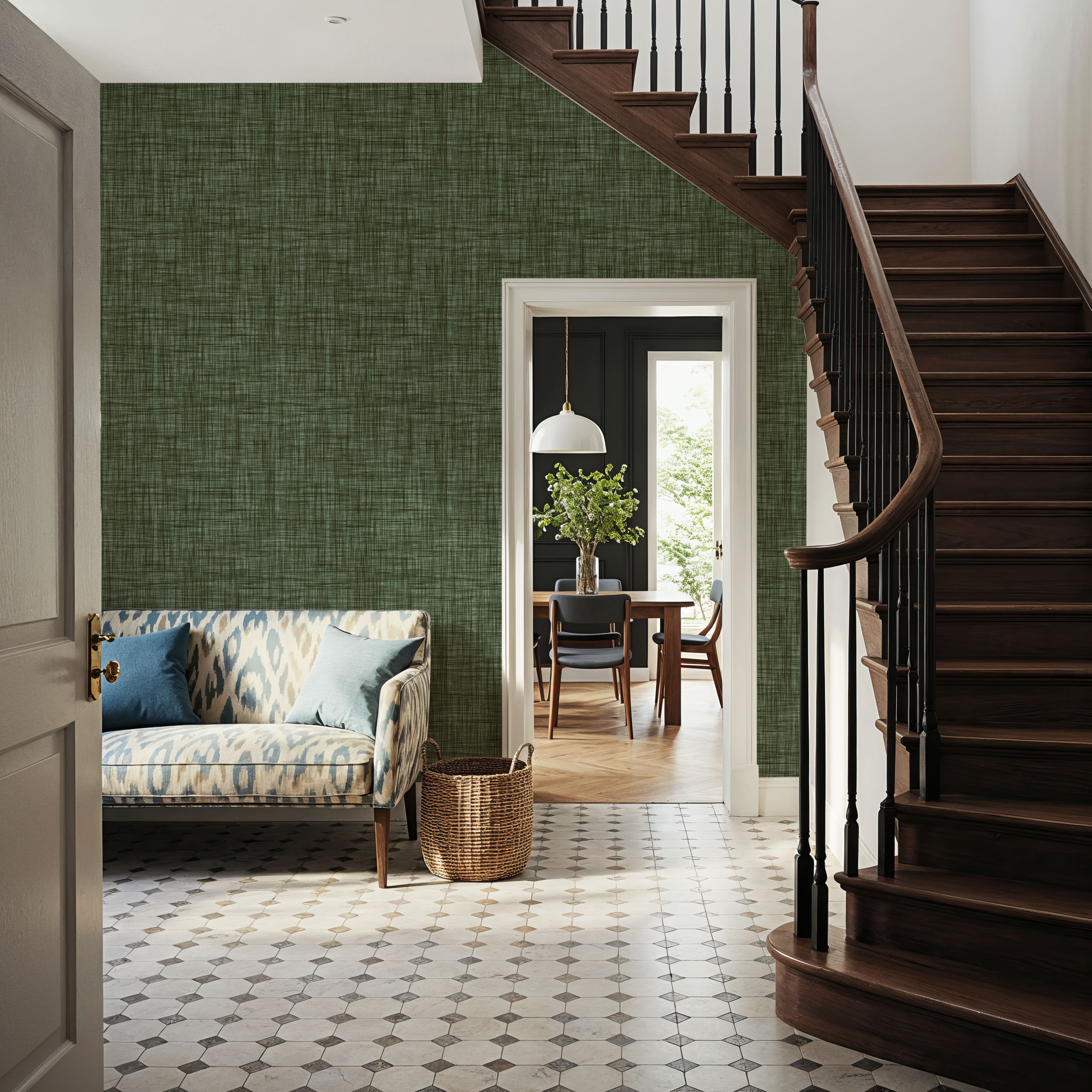 Mottled Linen Effect, Pine