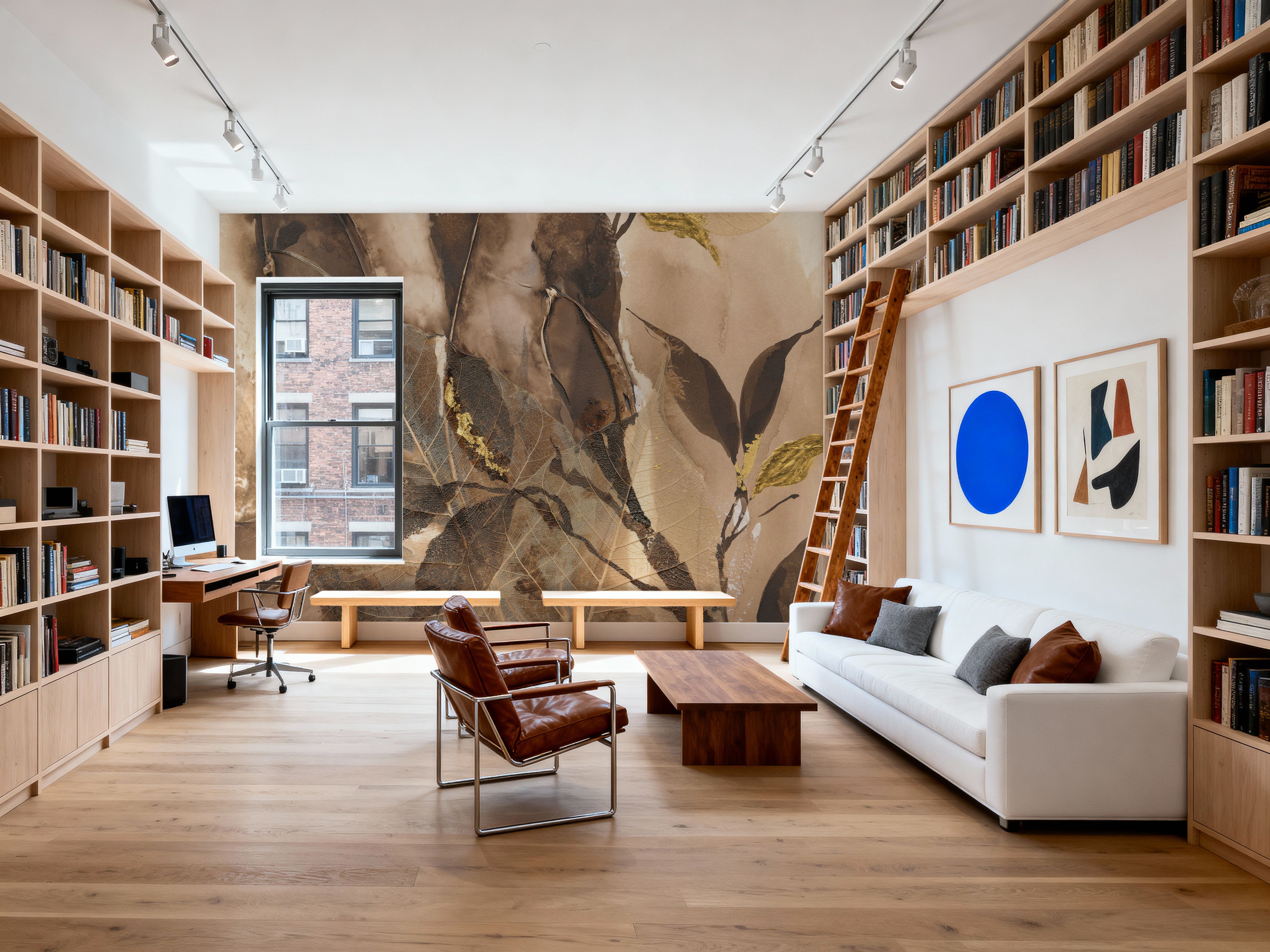 Gilded Leaf Collage II