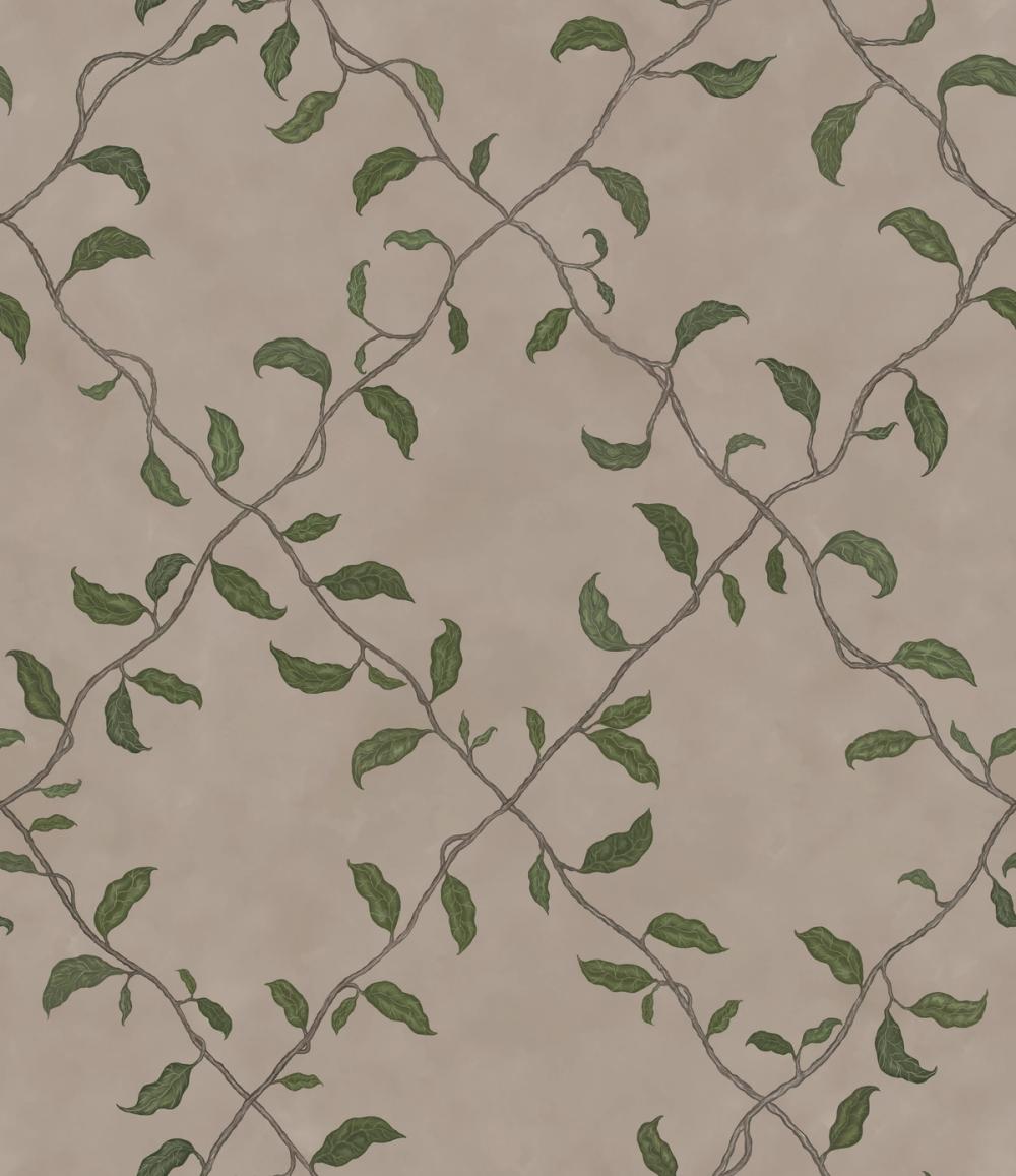 Emerald Trellis, Beige